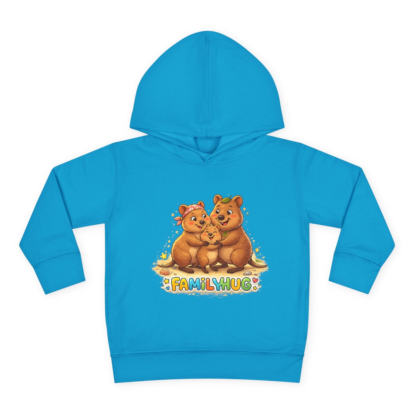 Family Hug Quokka Toddler Pullover Fleece Hoodie