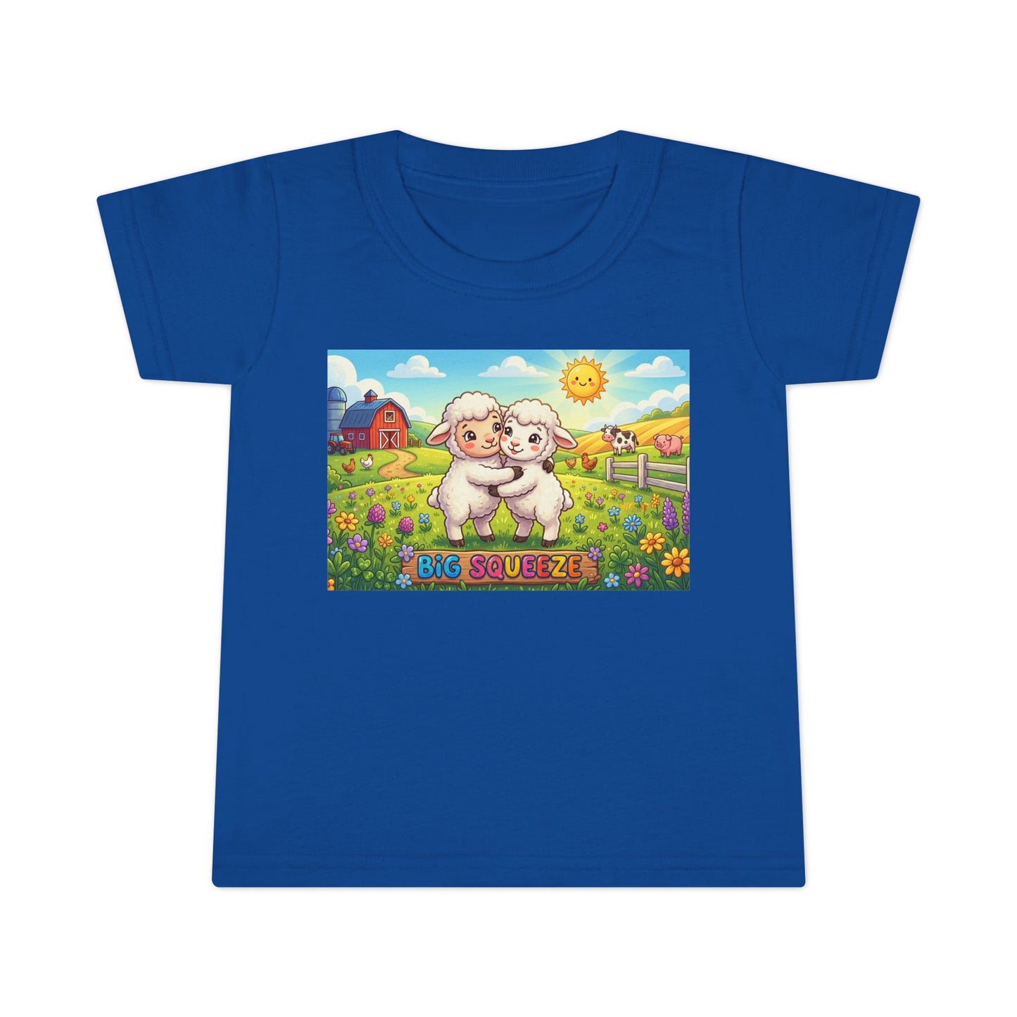 Big Squeeze Lamb Toddler T-shirt