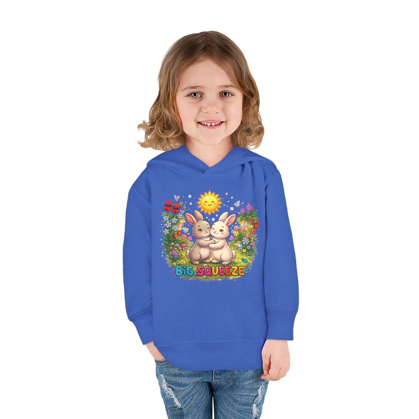 Big Squeeze Bunny Toddler Pullover Fleece Hoodie