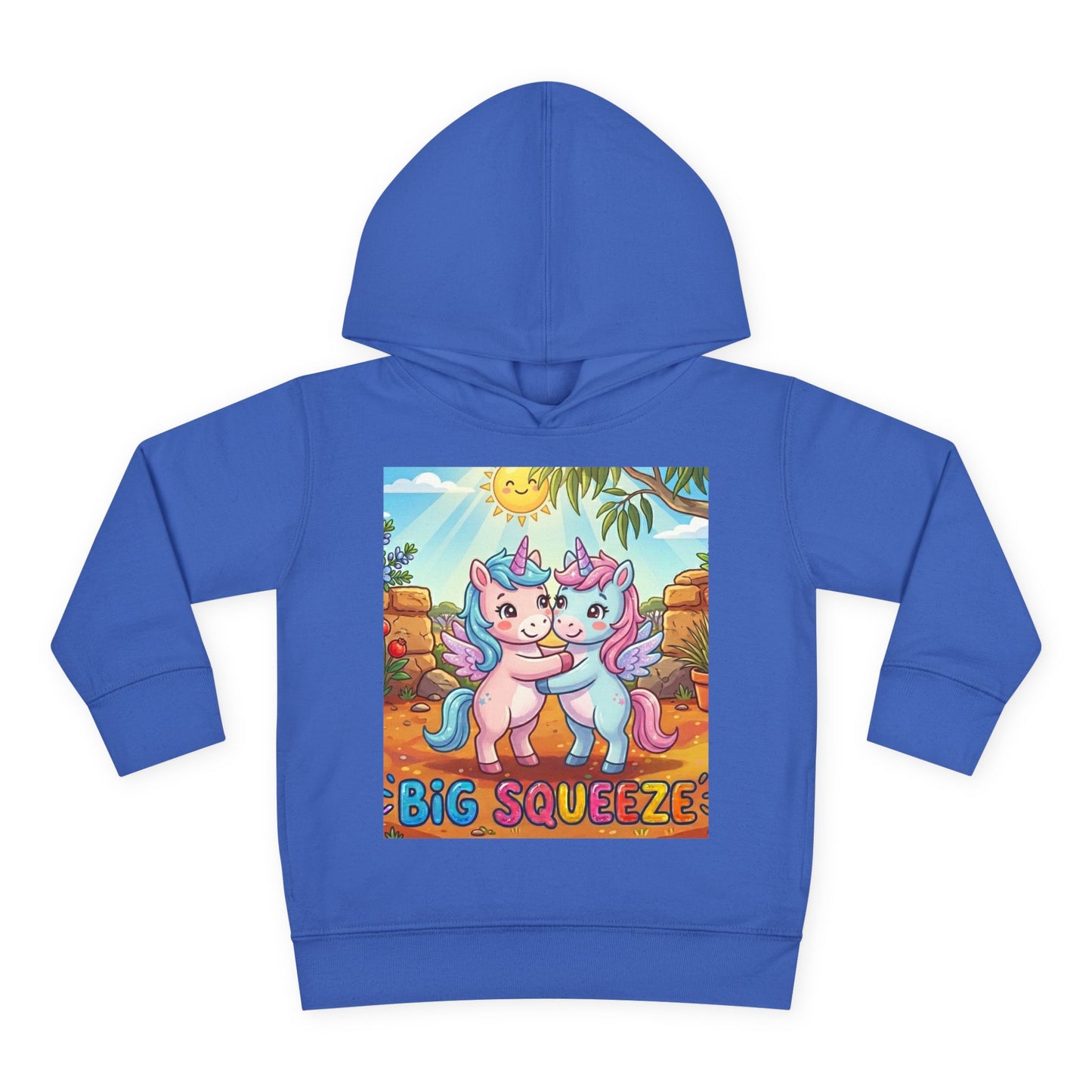 Big Squeeze Unicorn Toddler Pullover Fleece Hoodie