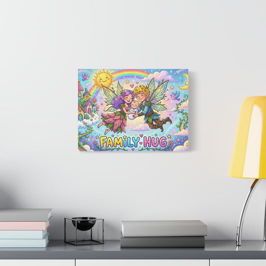 Family Hug Fairy Classic Canvas