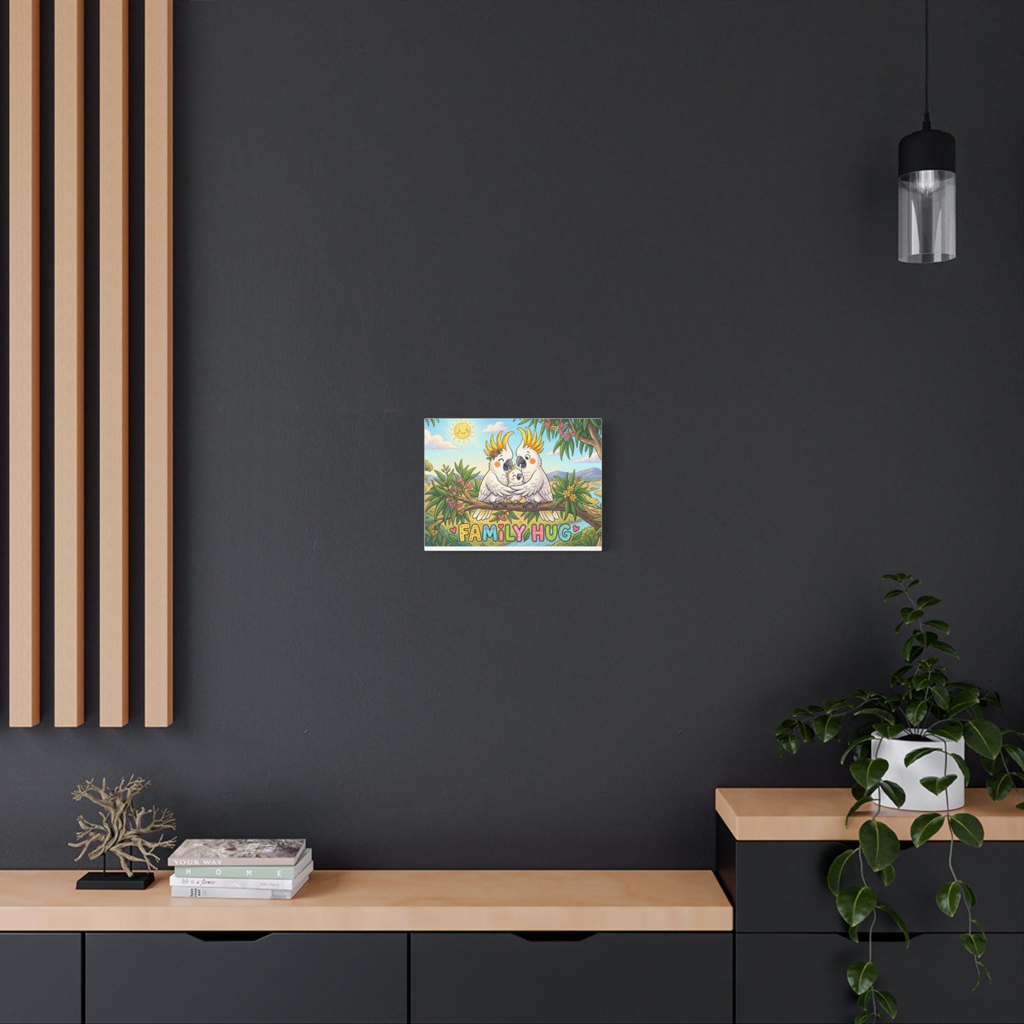 Family Hug Cockatoo Classic Canvas