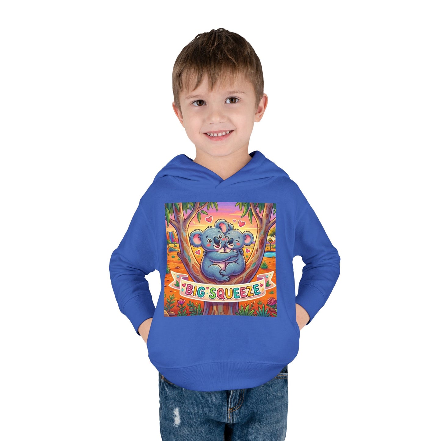 Big Squeeze Koala Toddler Pullover Fleece Hoodie