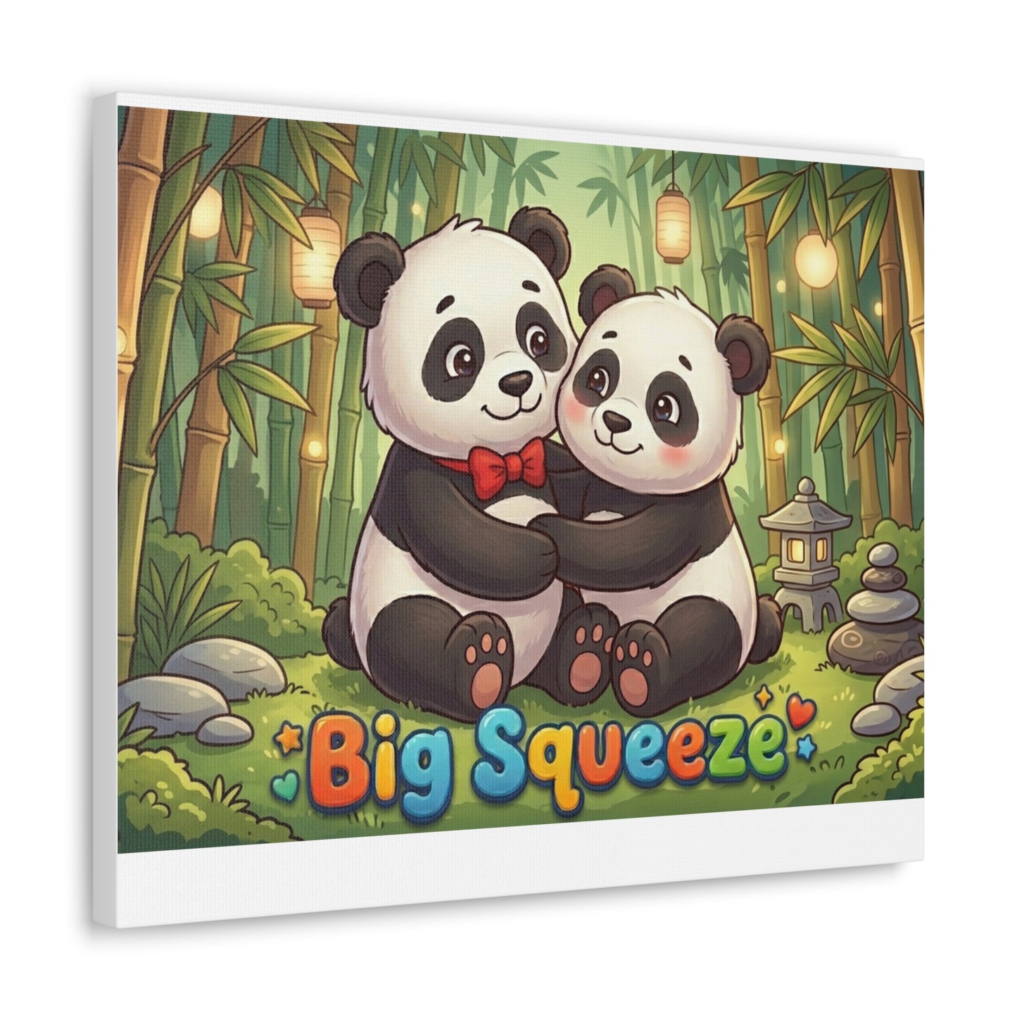 Big Squeeze Panda Classic Canvas