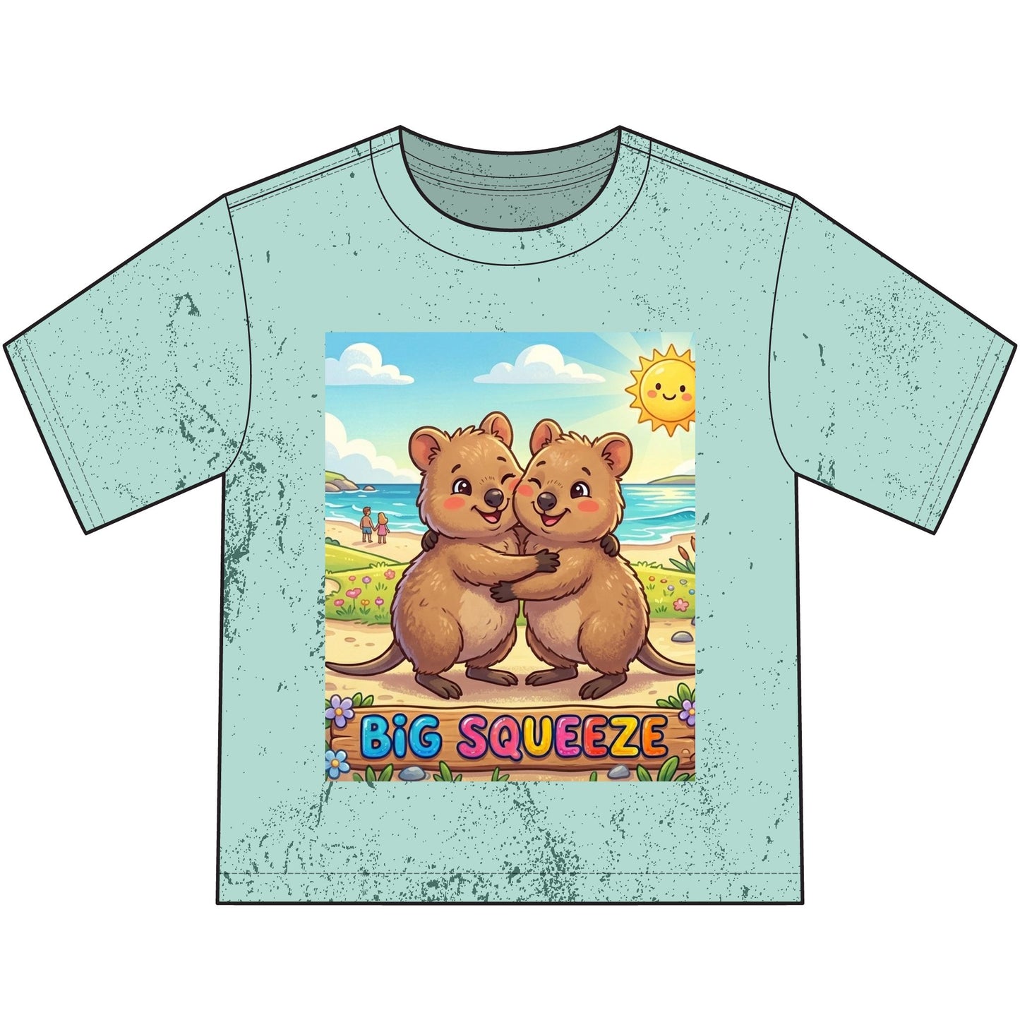 Big Squeeze Quokka Heavyweight Color Blast Youth T-Shirt