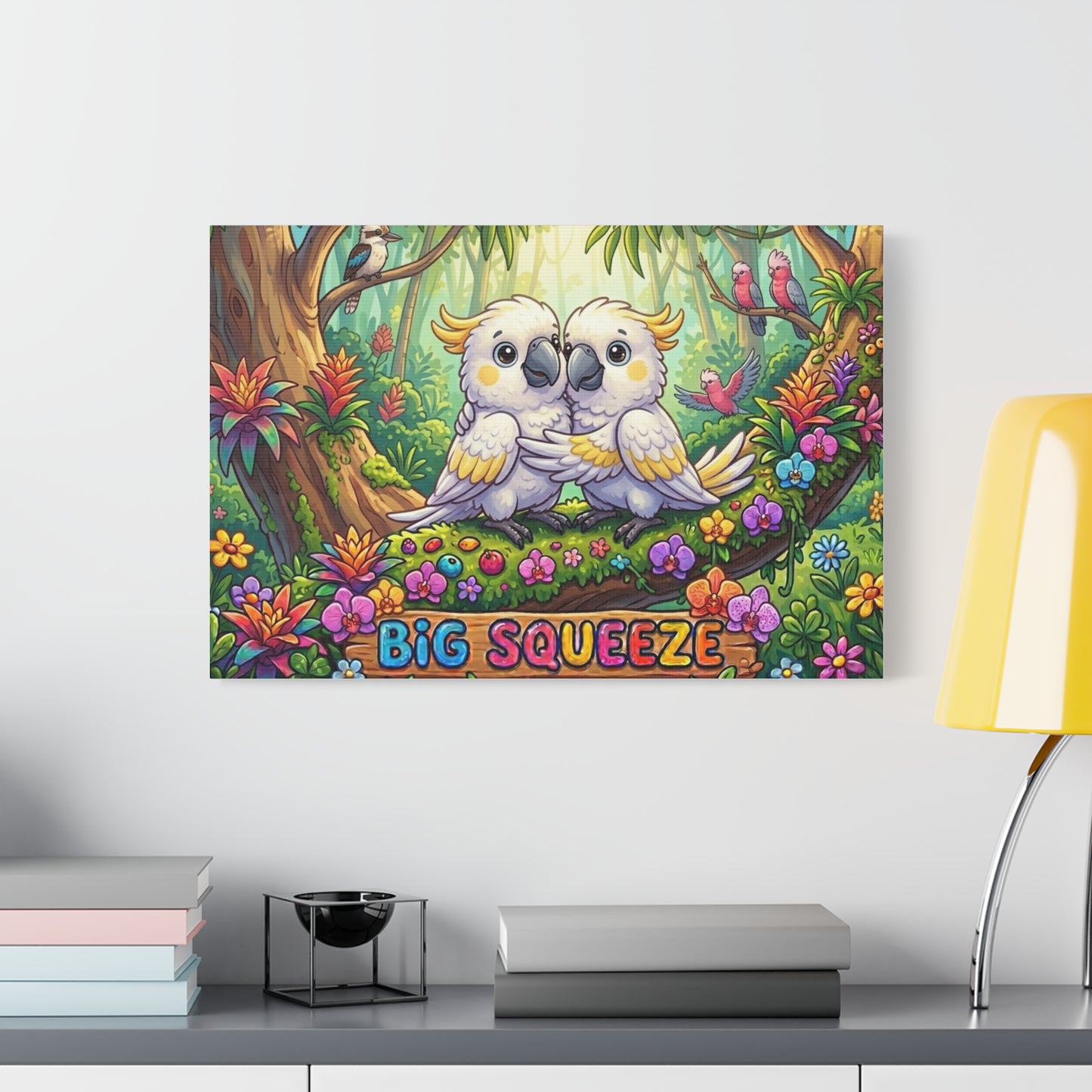 Big Squeeze Cockatoo Classic Canvas