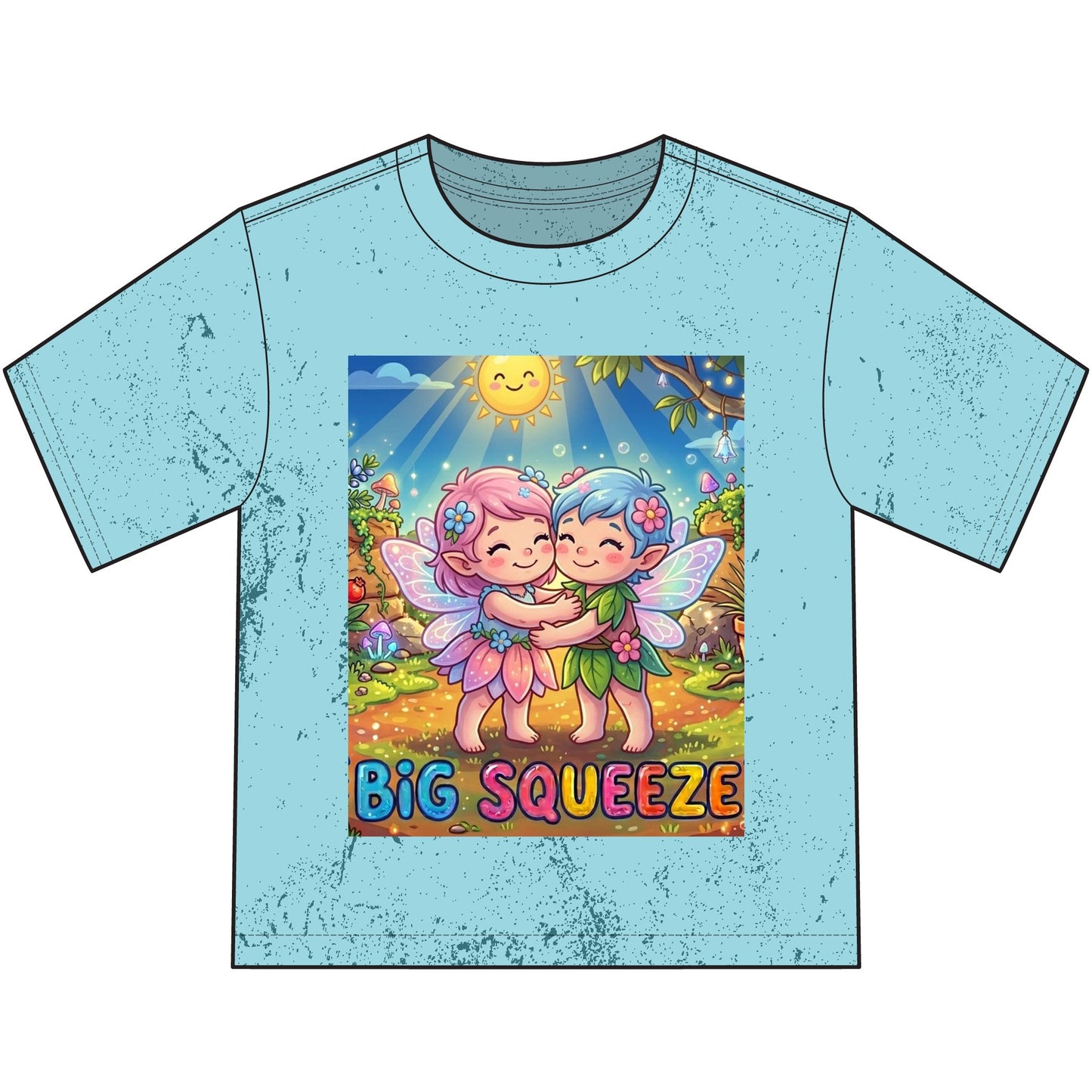 Big Squeeze Fairy Heavyweight Color Blast Youth T-Shirt