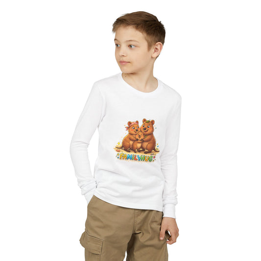 Family Hug Quokka Youth Jersey Long Sleeve Tee