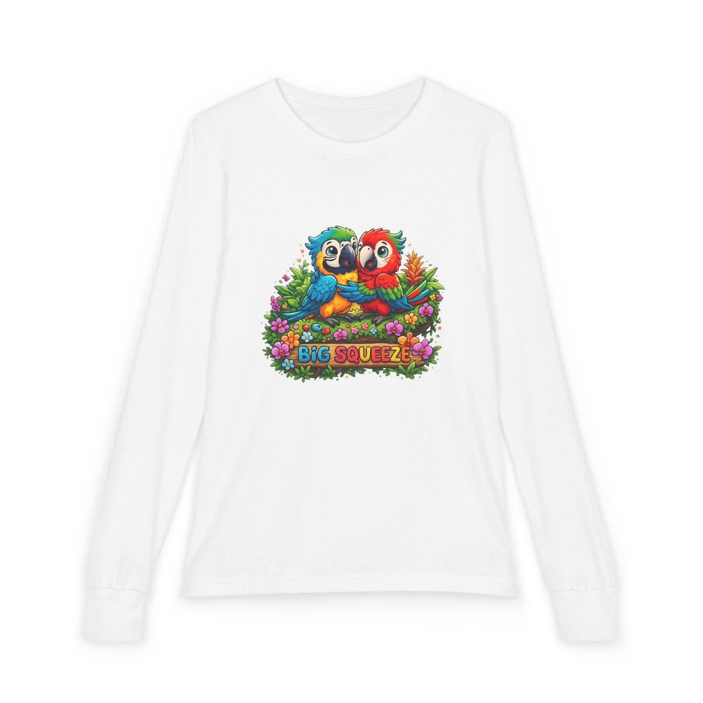 Big Squeeze Macaw Youth Jersey Long Sleeve Tee