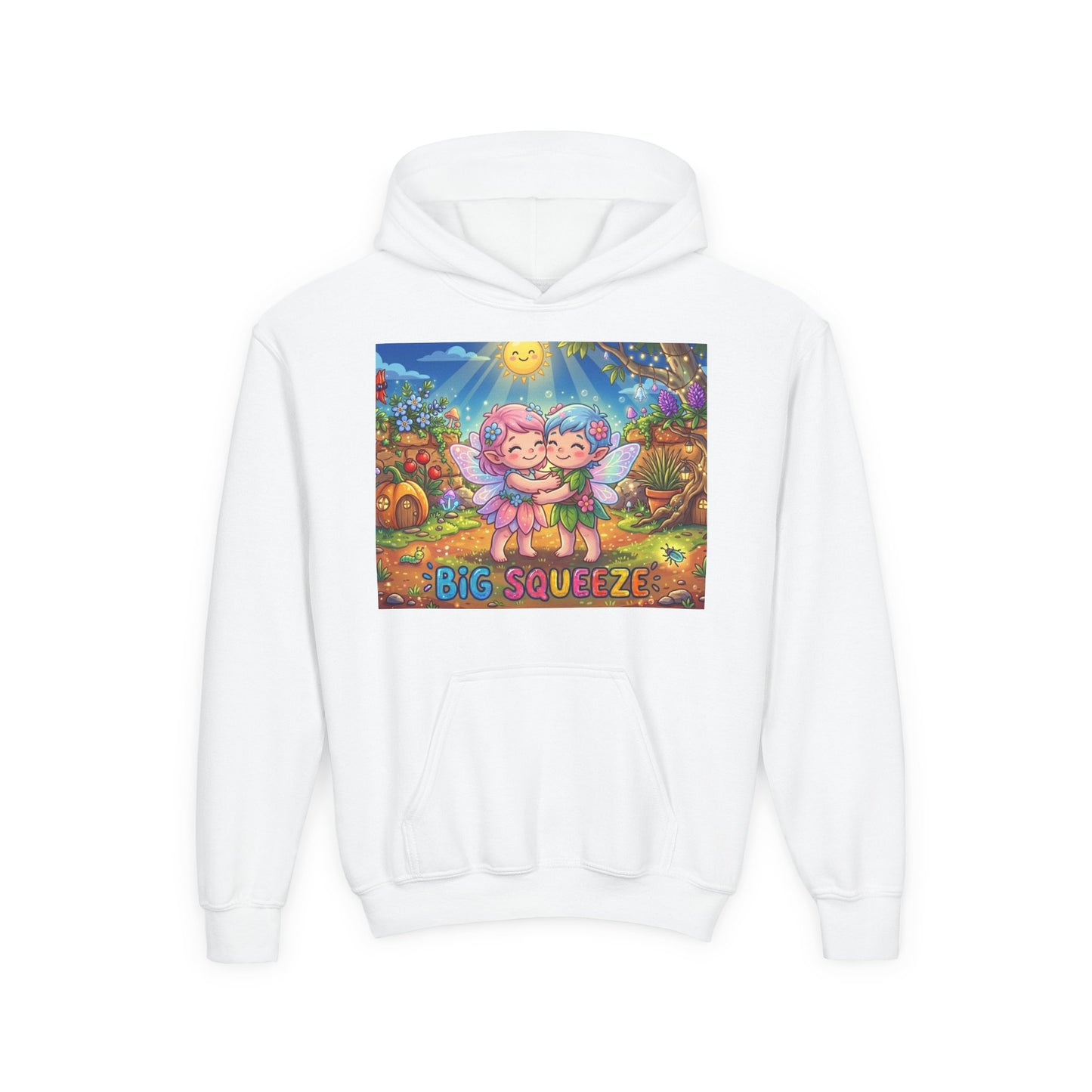 Big Squeeze Fairy Youth Heavy Blend Hooded Sweatshirt