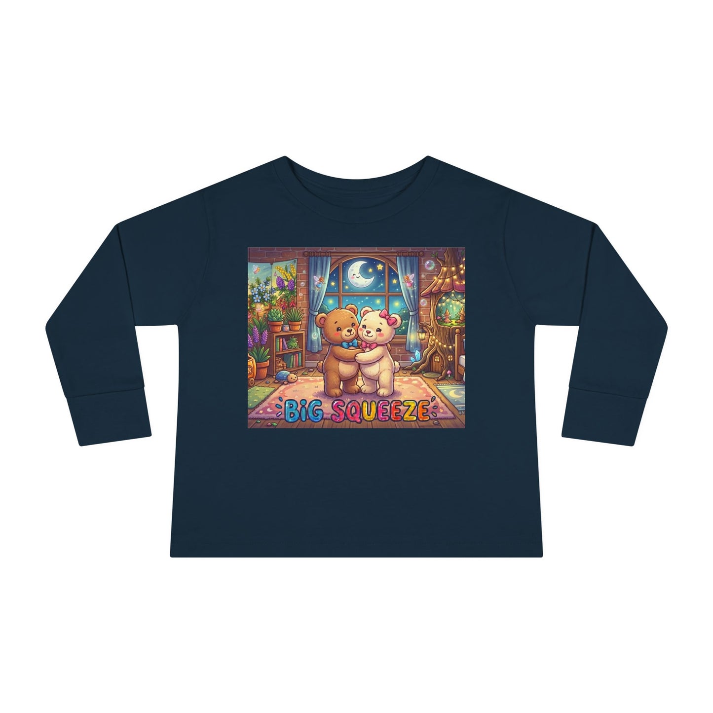 Big Squeeze Teddy Toddler Long Sleeve Tee