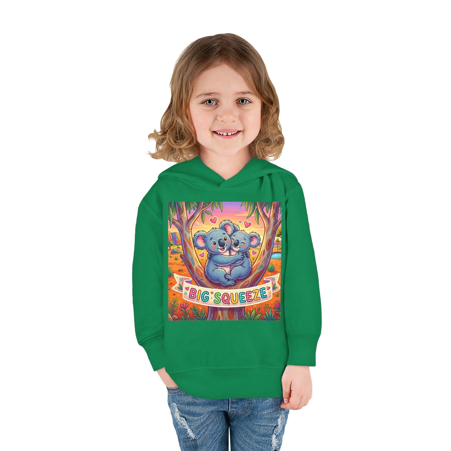 Big Squeeze Koala Toddler Pullover Fleece Hoodie