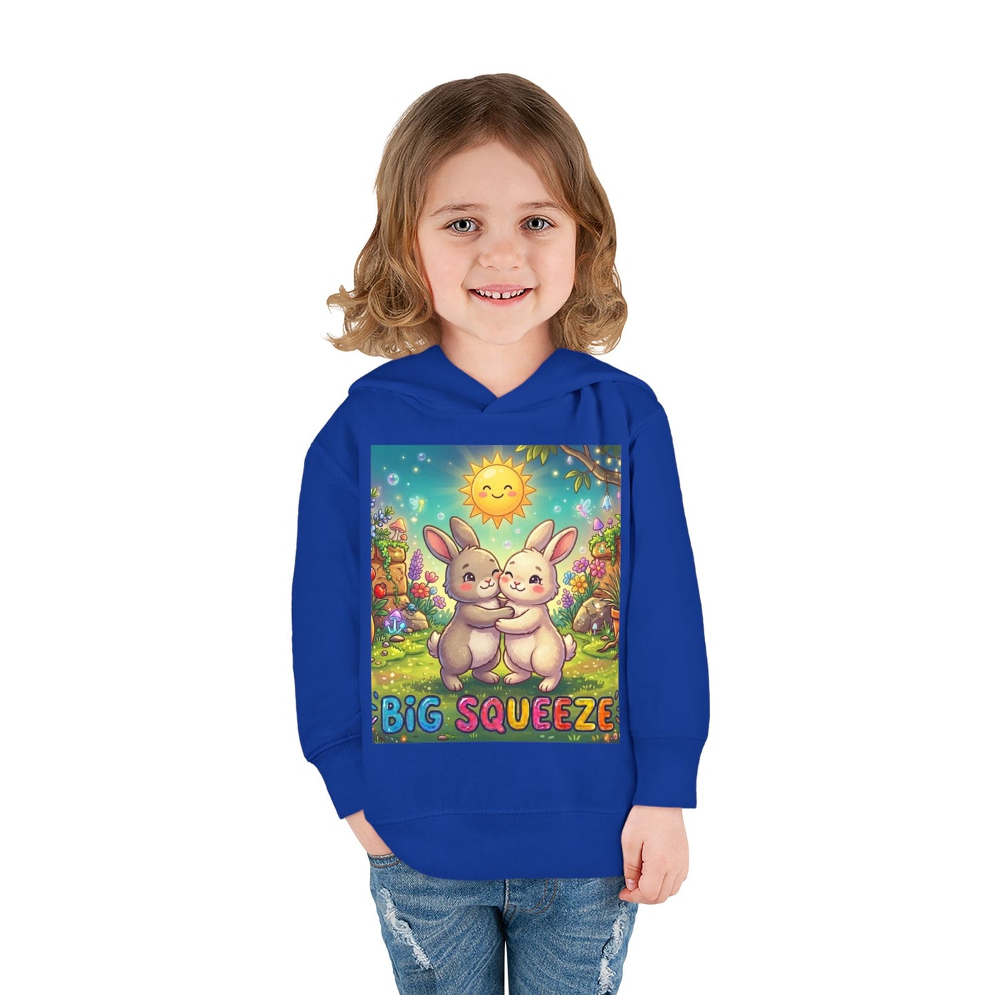 Big Squeeze Bunny Toddler Pullover Fleece Hoodie