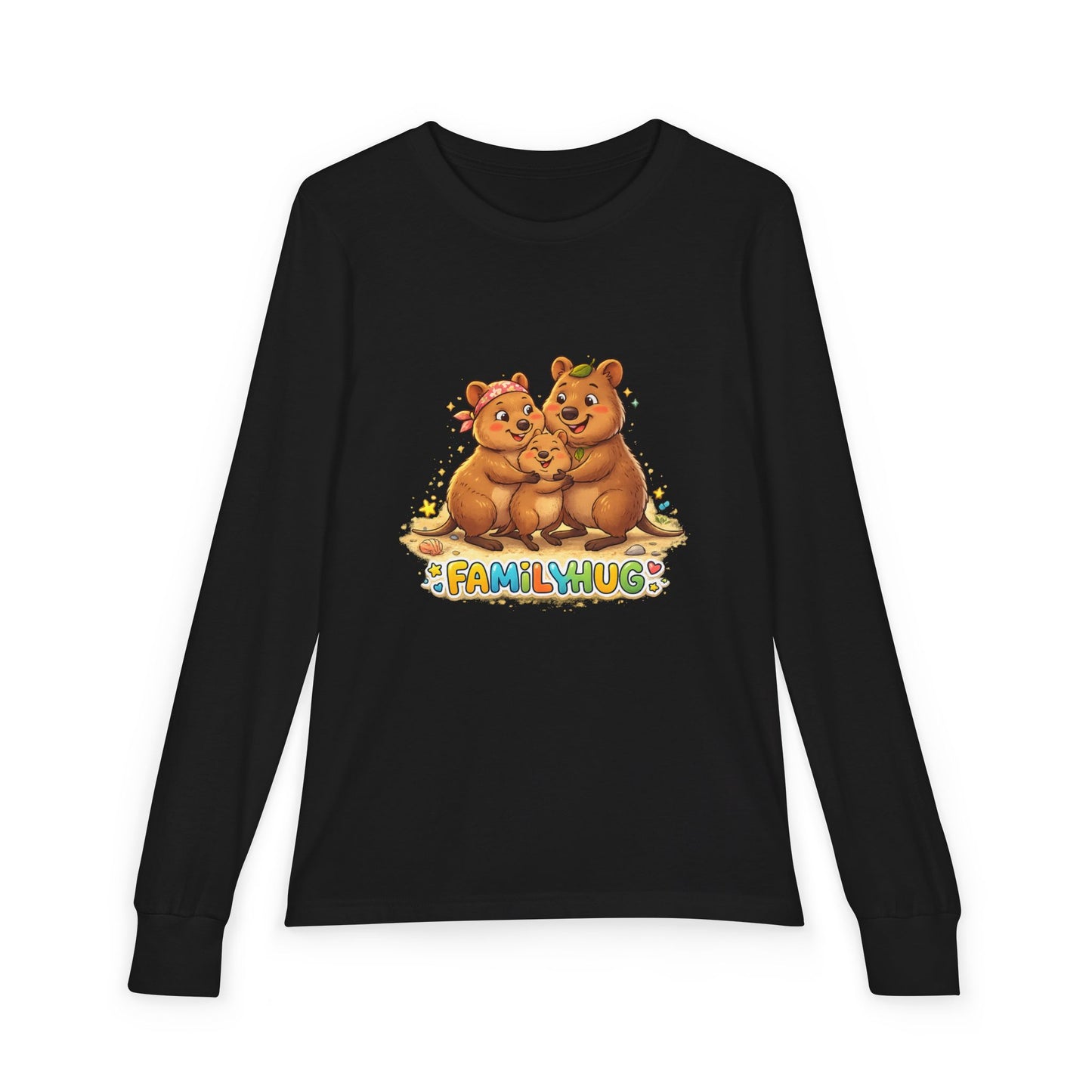 Family Hug Quokka Youth Jersey Long Sleeve Tee