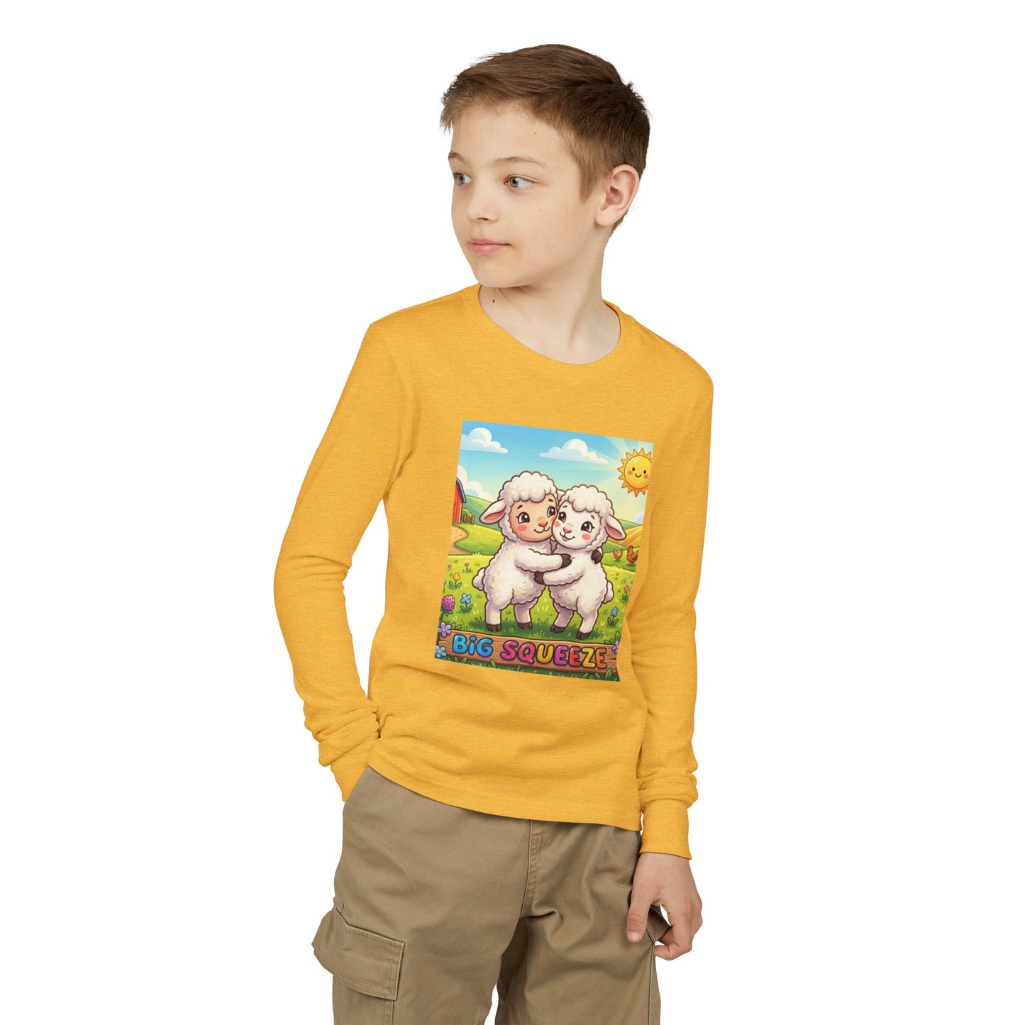 Big Squeeze Lamb Youth Jersey Long Sleeve Tee