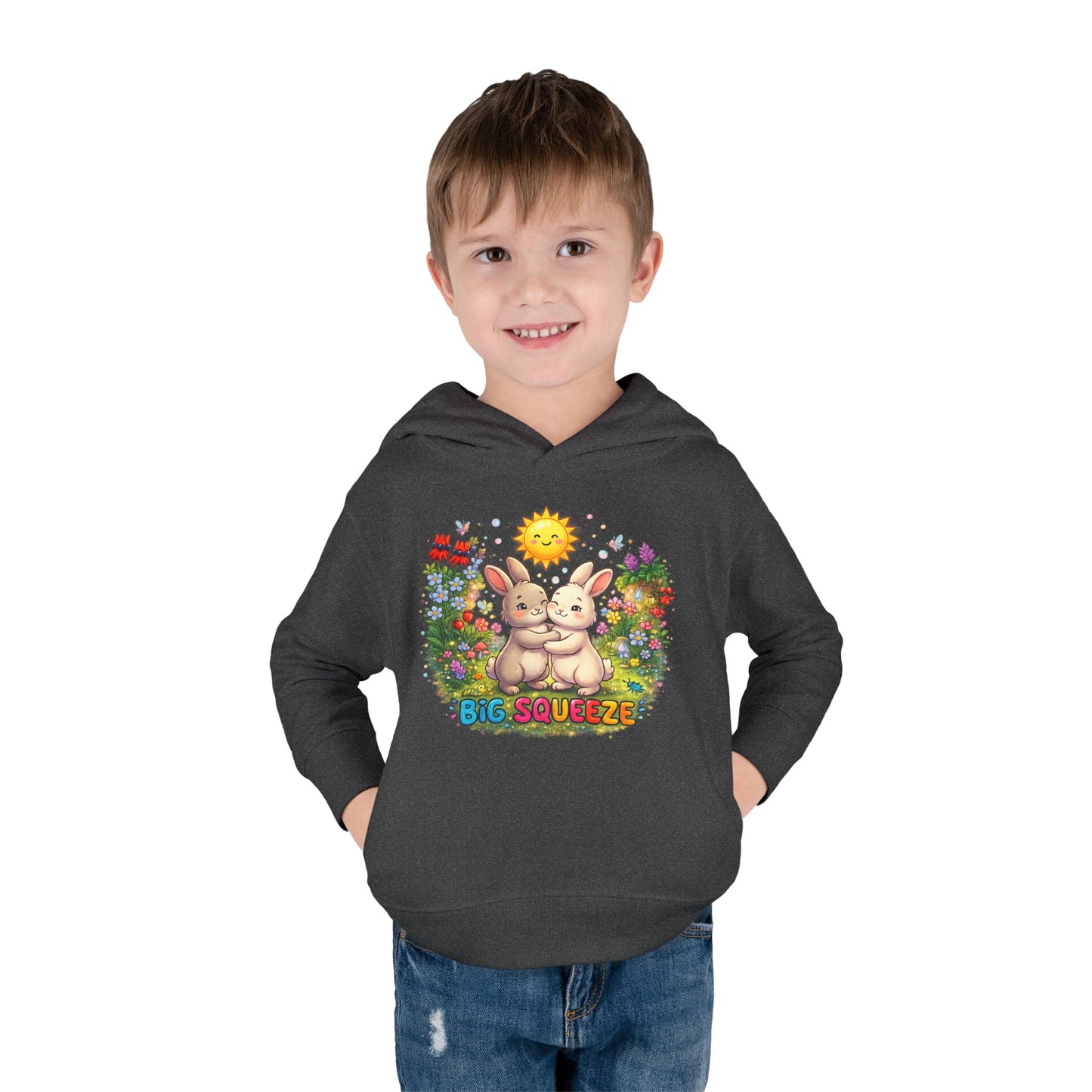 Big Squeeze Bunny Toddler Pullover Fleece Hoodie