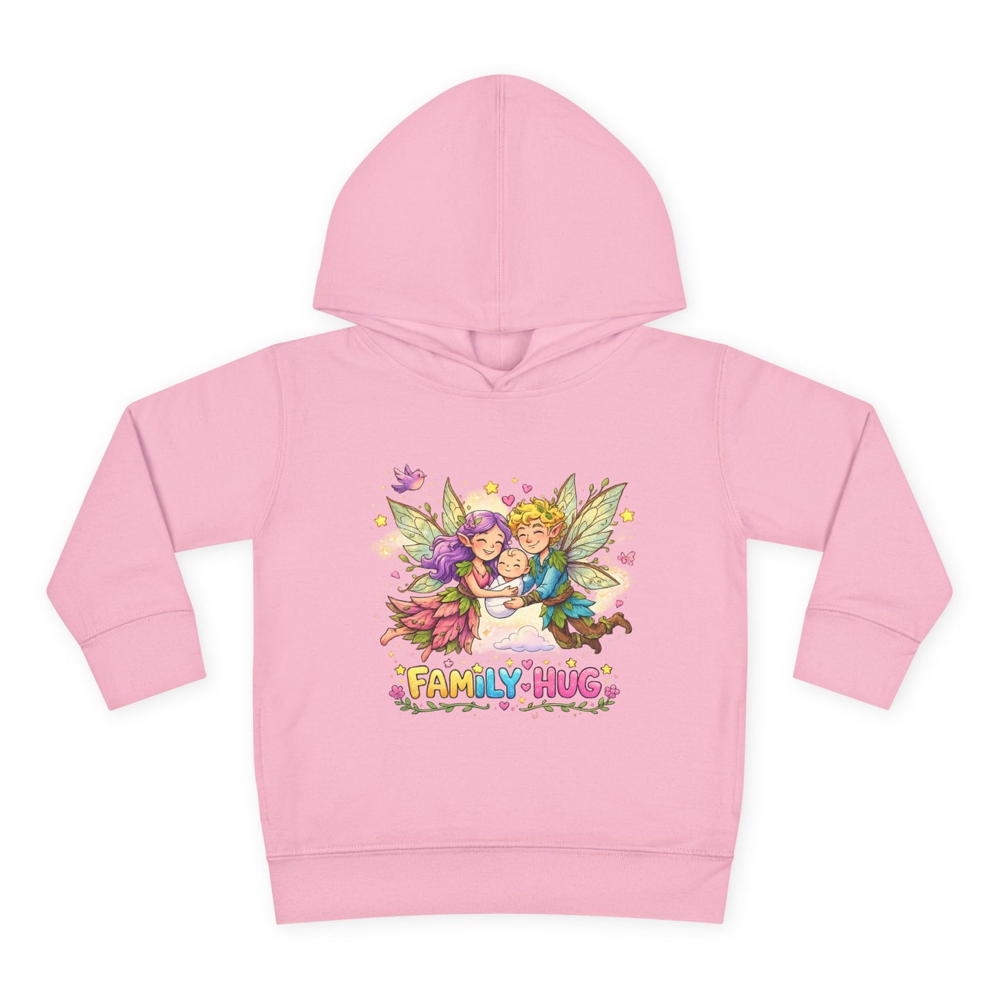 Family Hug Fairy Toddler Pullover Fleece Hoodie