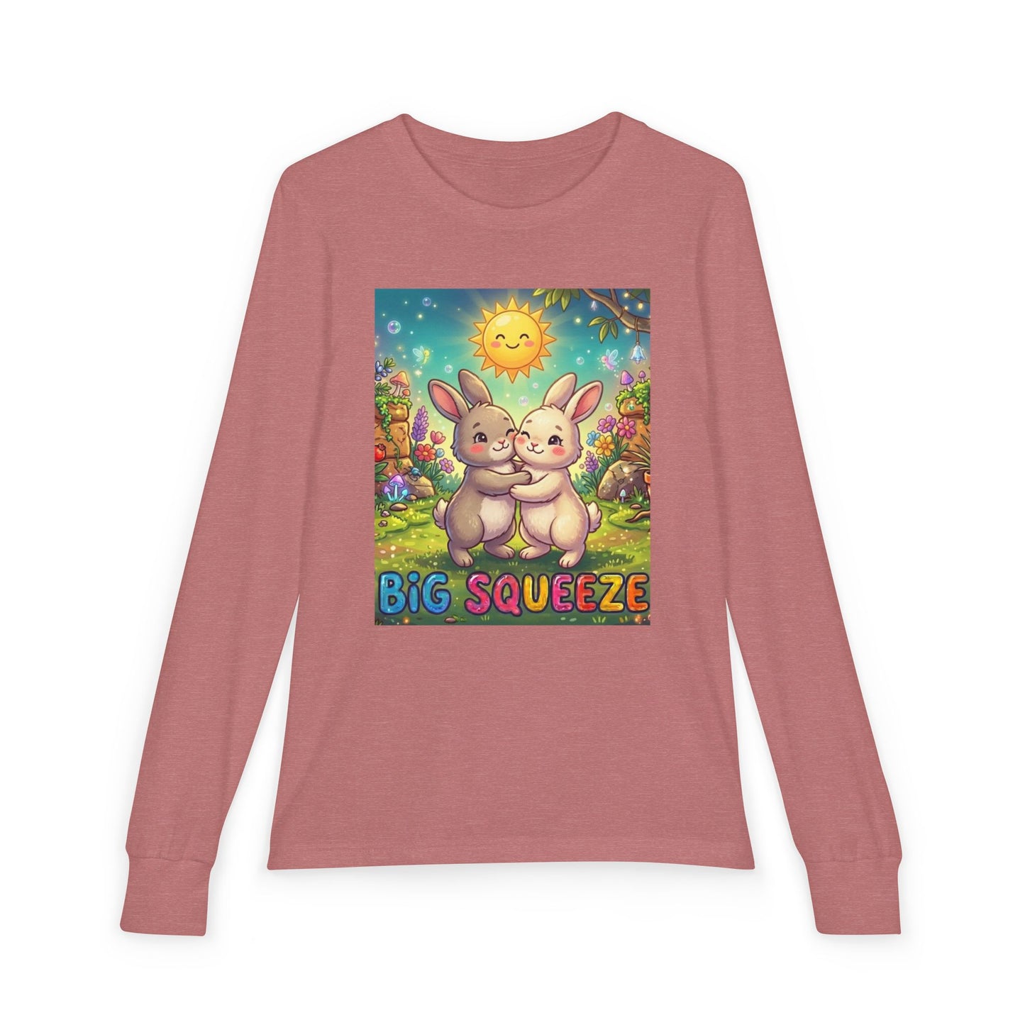 Big Squeeze Bunny Youth Jersey Long Sleeve Tee