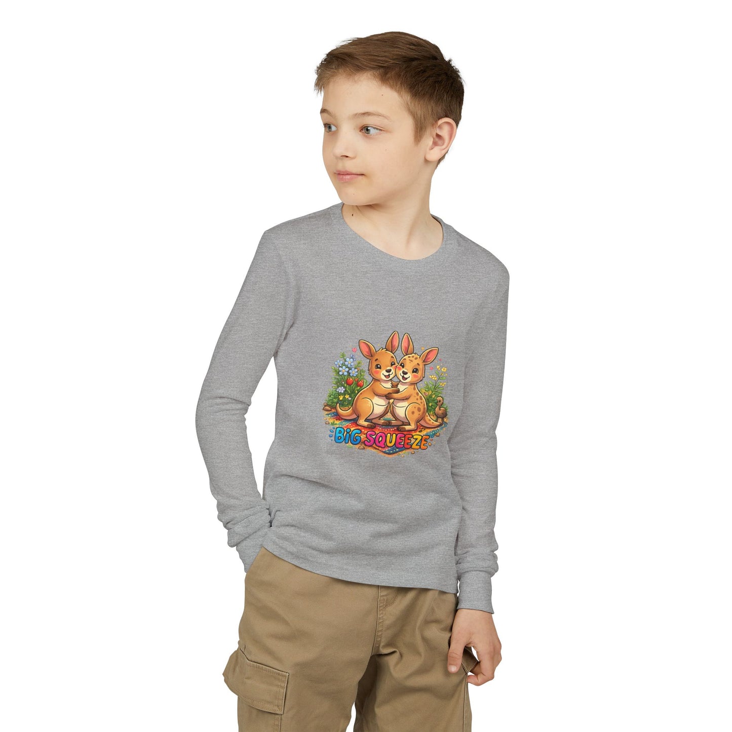 Big Squeeze Kangaroo Youth Jersey Long Sleeve Tee