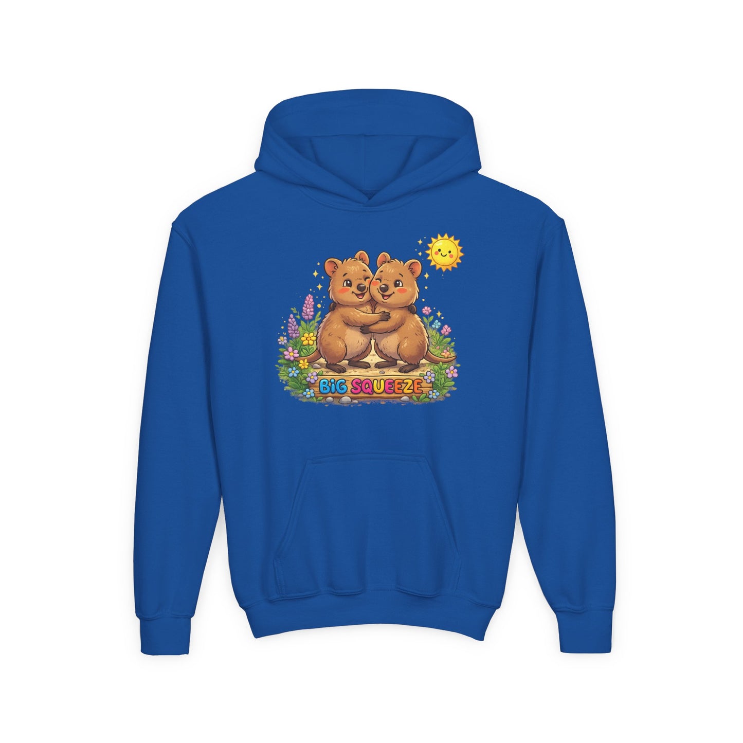 Big Squeeze Quokka Youth Heavy Blend Hooded Sweatshirt