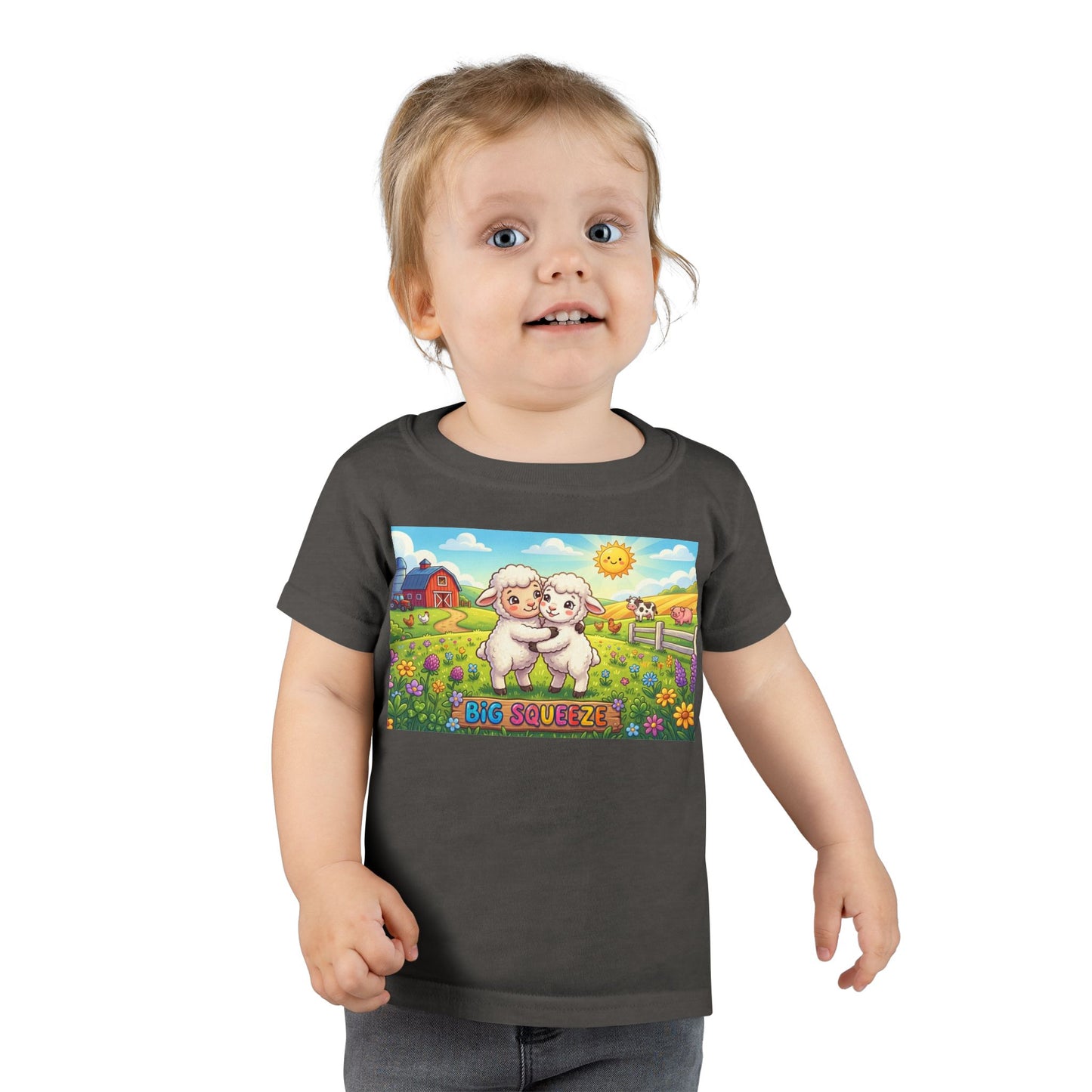 Big Squeeze Lamb Toddler T-shirt