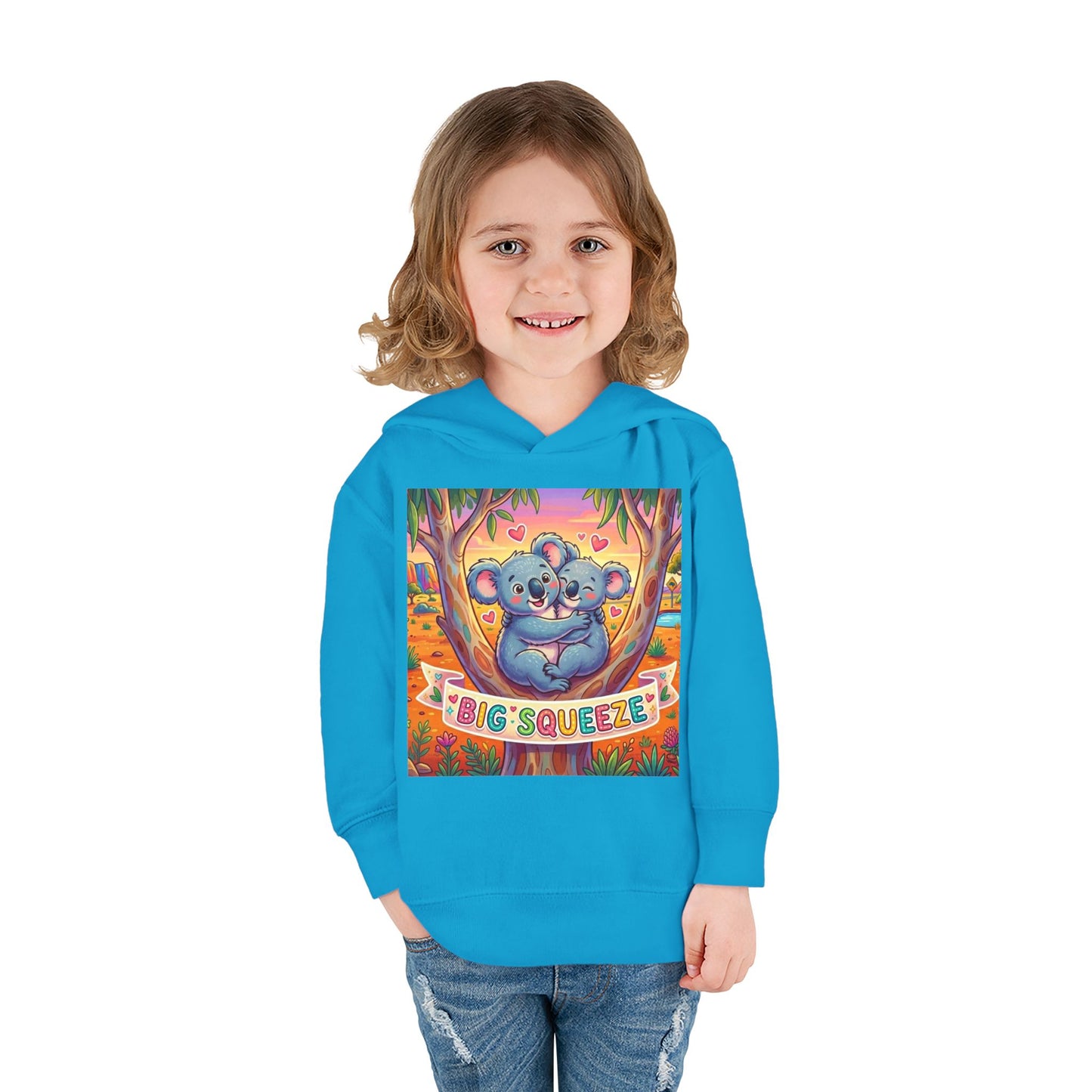 Big Squeeze Koala Toddler Pullover Fleece Hoodie