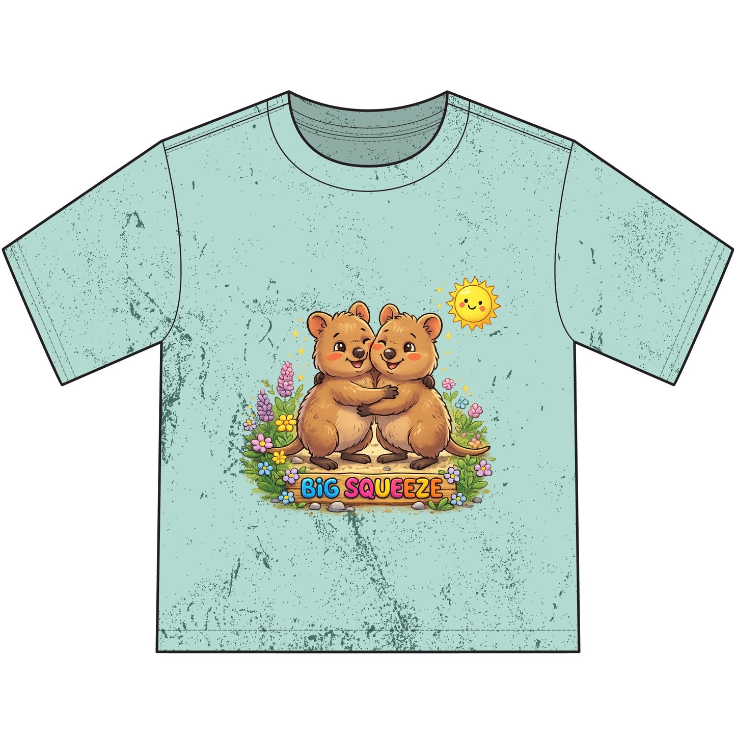 Big Squeeze Quokka Heavyweight Color Blast Youth T-Shirt
