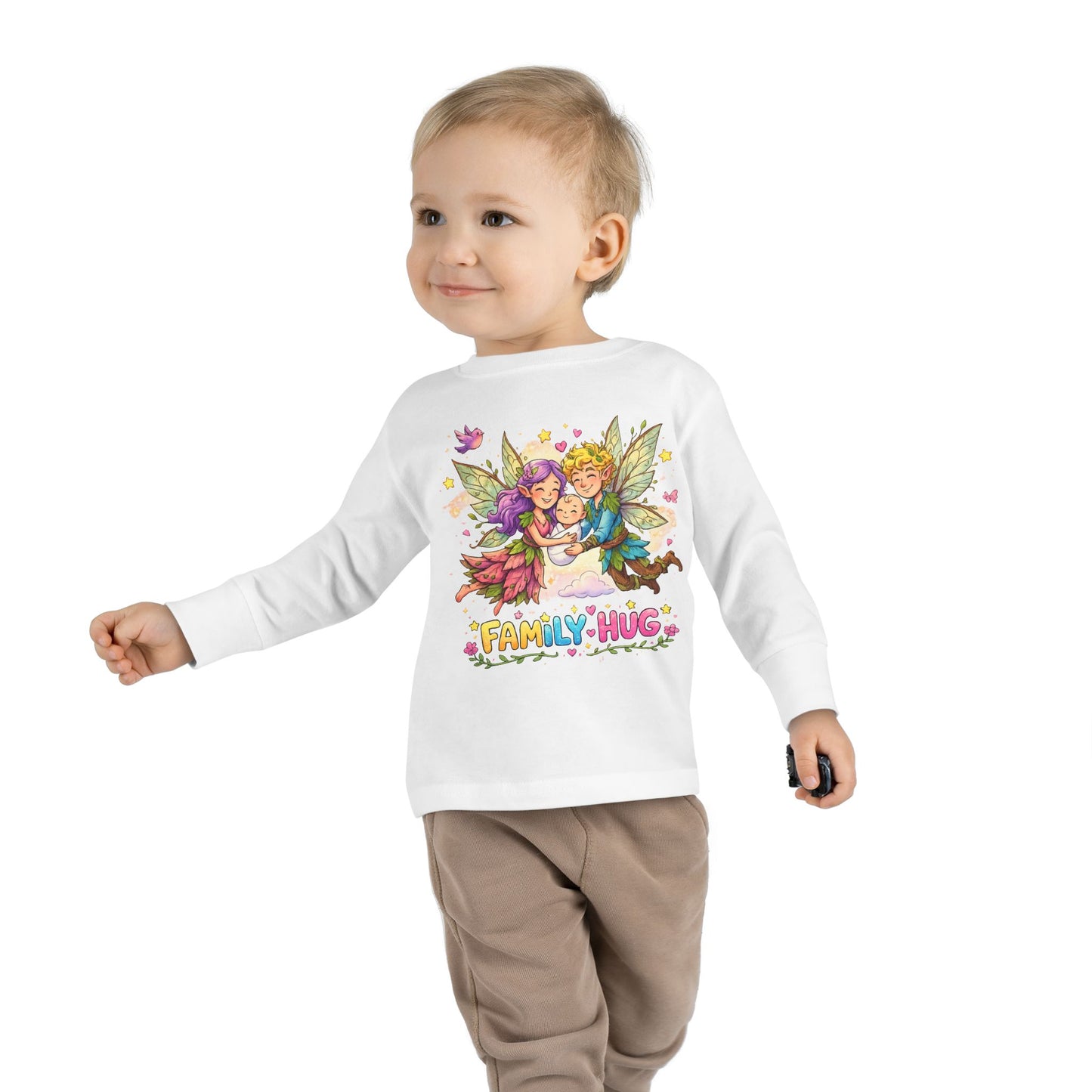 Family Hug Fairy Toddler Long Sleeve Tee