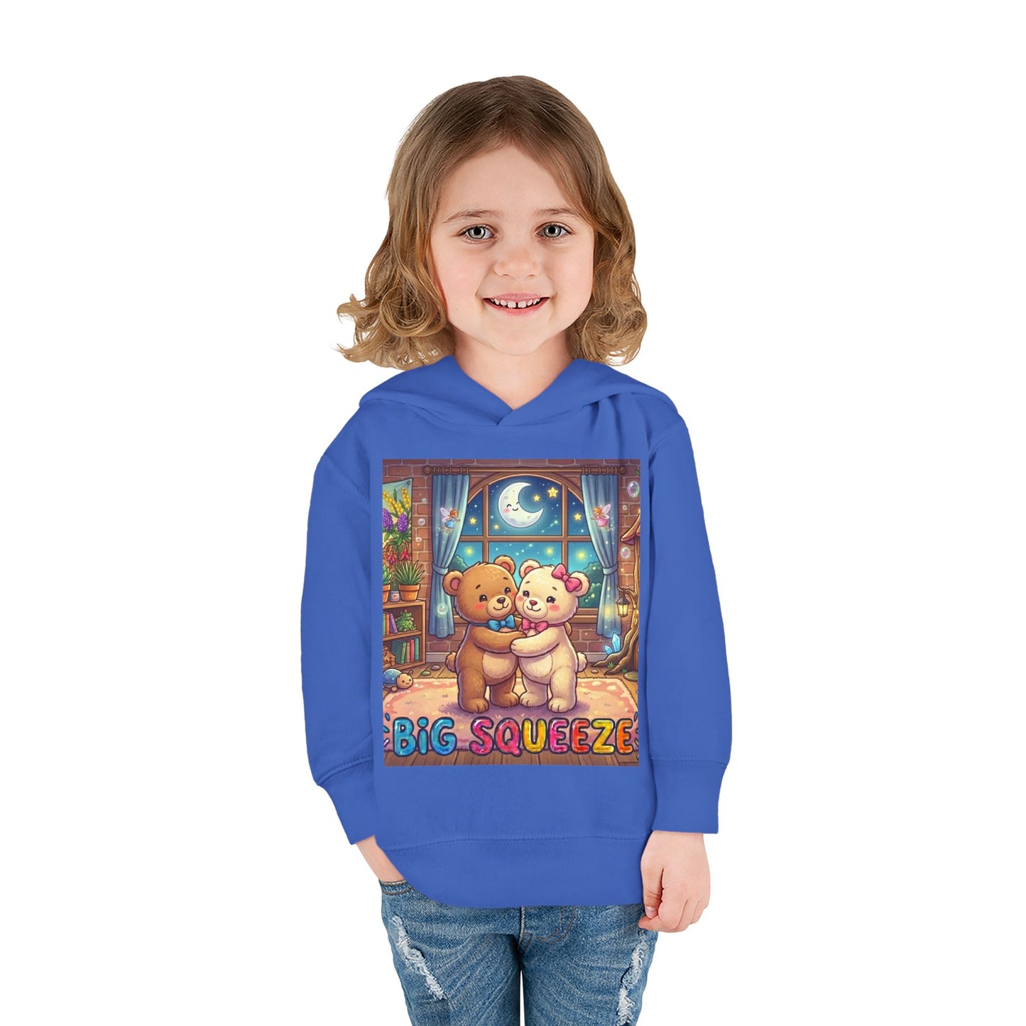 Big Squeeze Teddy Toddler Pullover Fleece Hoodie