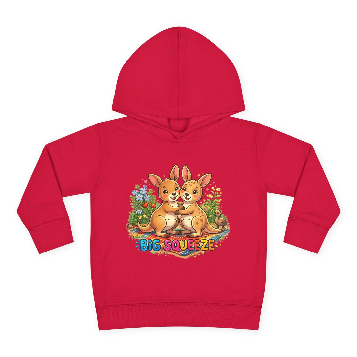 Big Squeeze Kangaroo Toddler Pullover Fleece Hoodie
