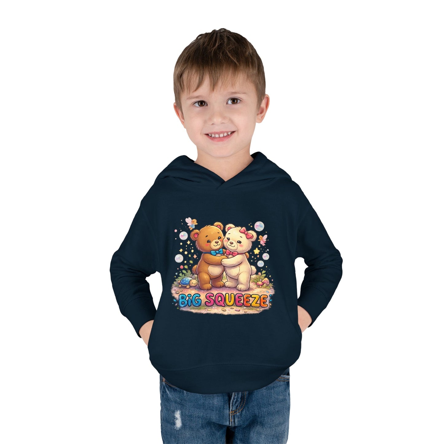 Big Squeeze Teddy Toddler Pullover Fleece Hoodie