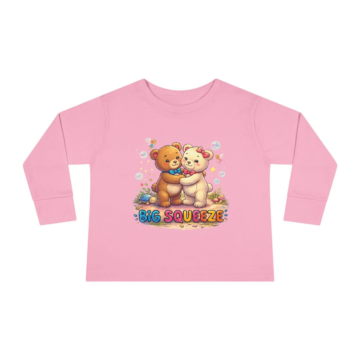 Big Squeeze Teddy Toddler Long Sleeve Tee
