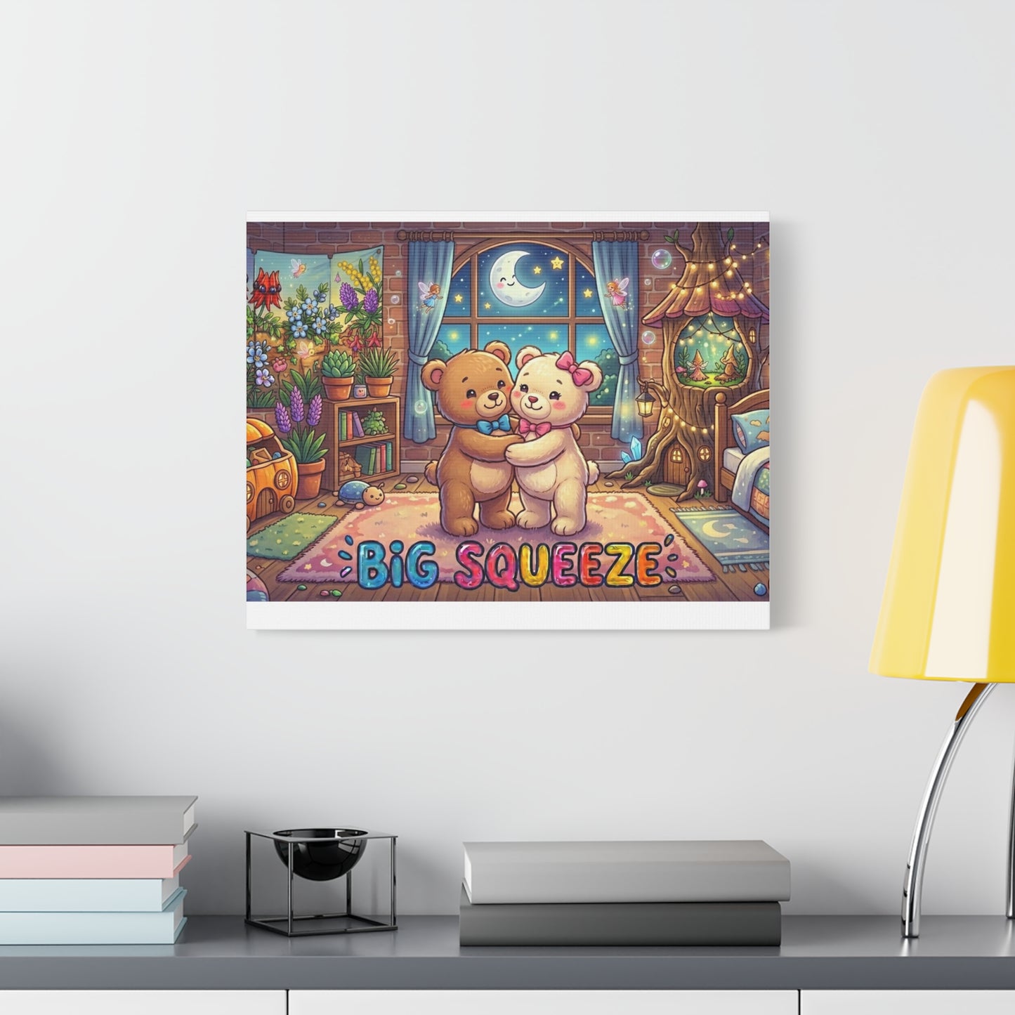 Big Squeeze Teddy Classic Canvas