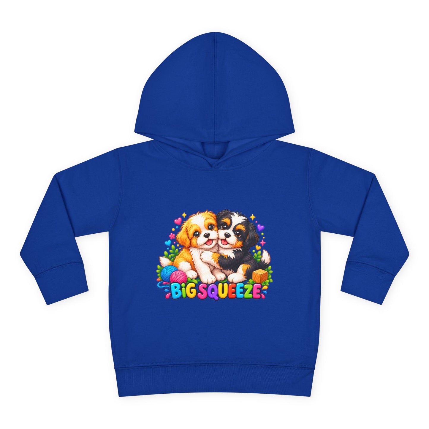 Big Squeeze Shih Tzu Toddler Pullover Fleece Hoodie