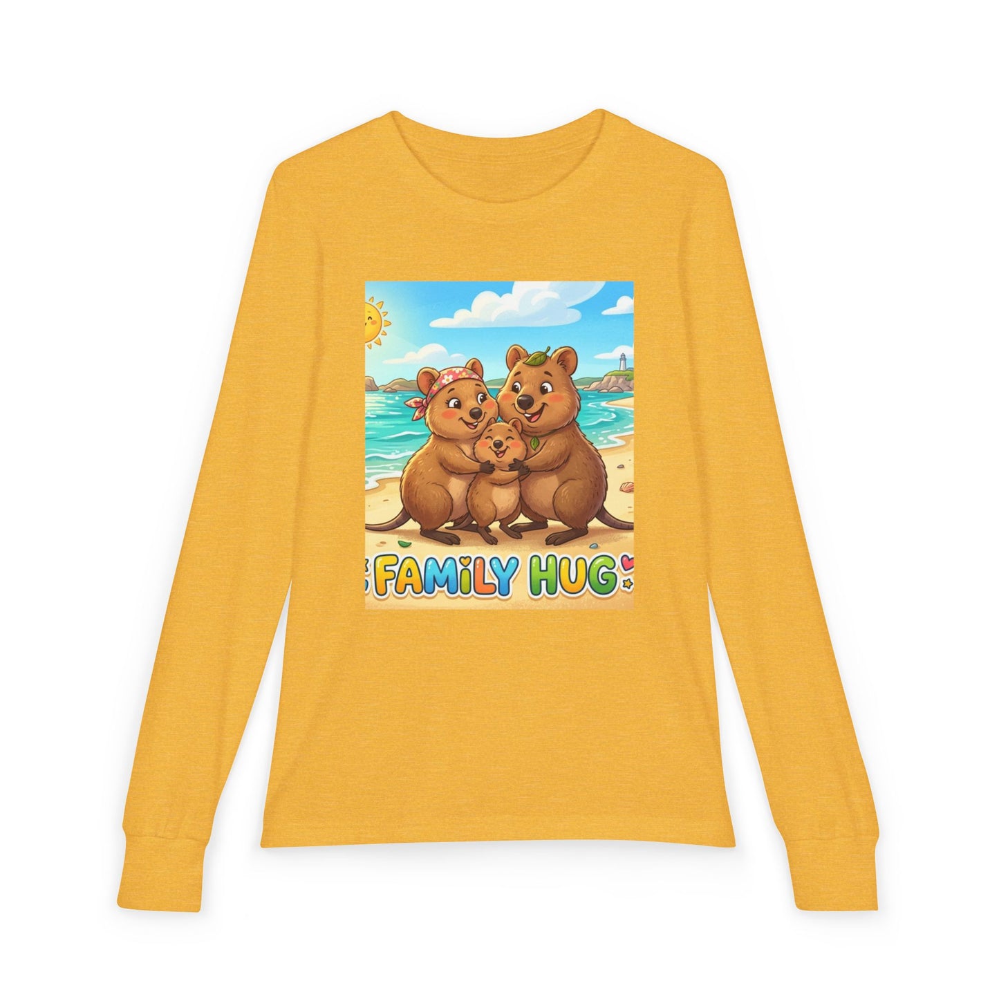 Family Hug Quokka Youth Jersey Long Sleeve Tee