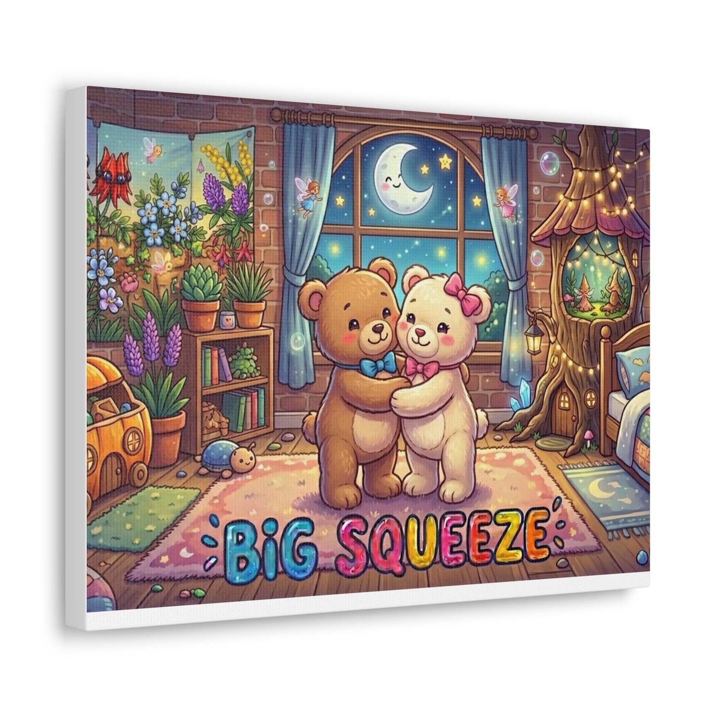 Big Squeeze Teddy Classic Canvas