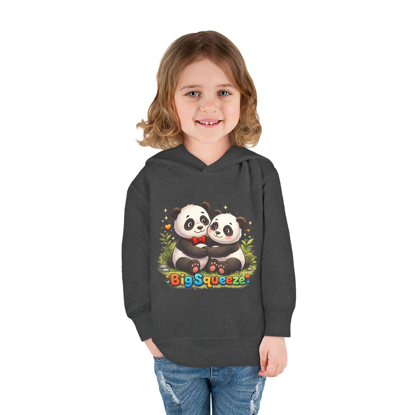 Big Squeeze Panda Toddler Pullover Fleece Hoodie