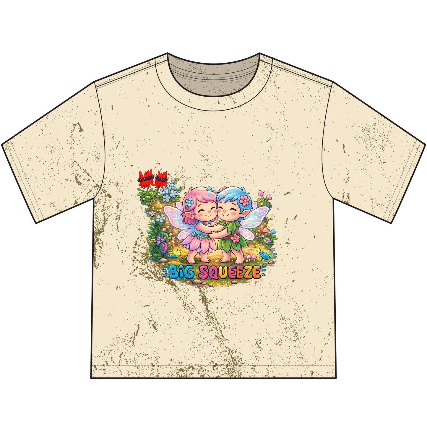 Big Squeeze Fairy Heavyweight Color Blast Youth T-Shirt