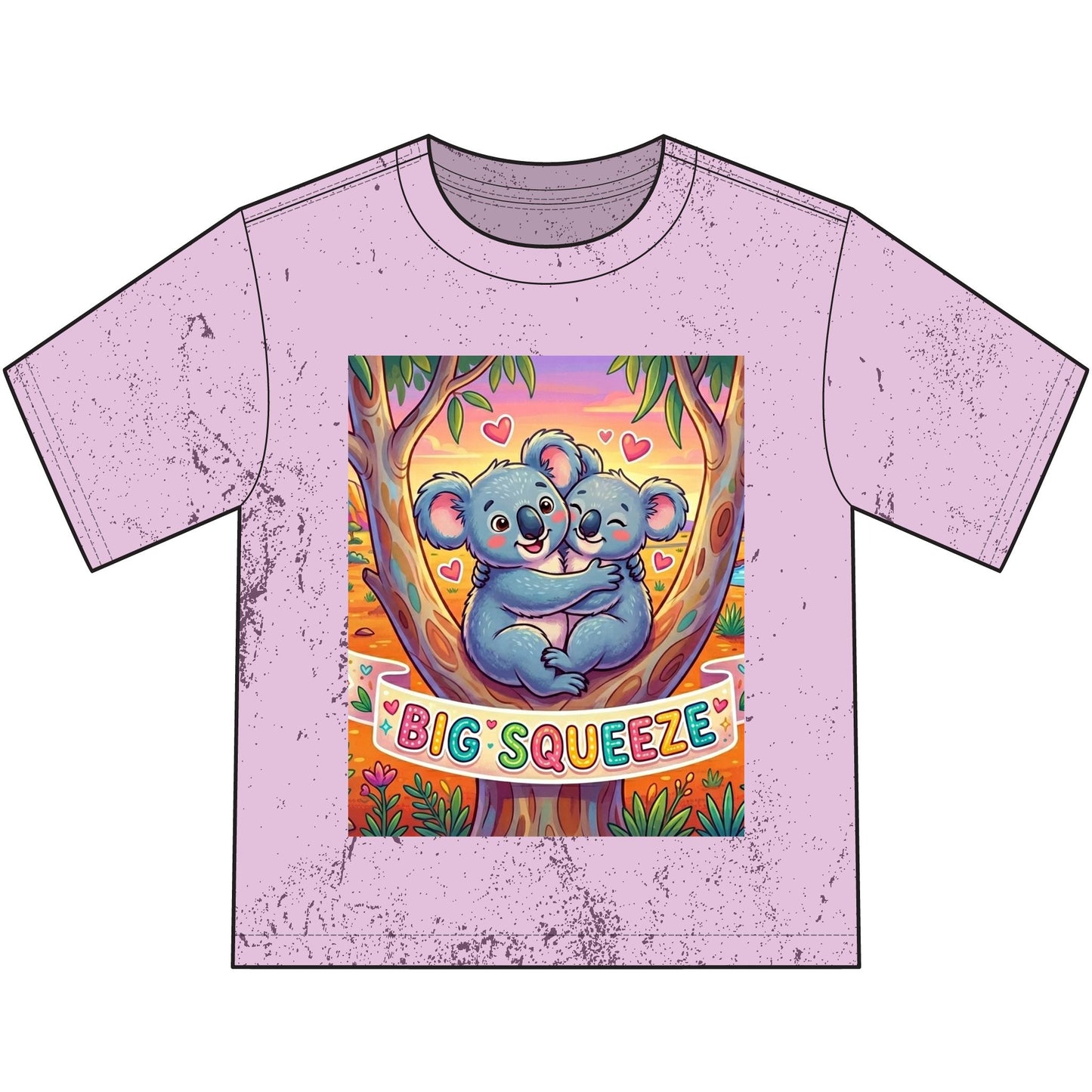 Big Squeeze Koala Heavyweight Color Blast Youth T-Shirt
