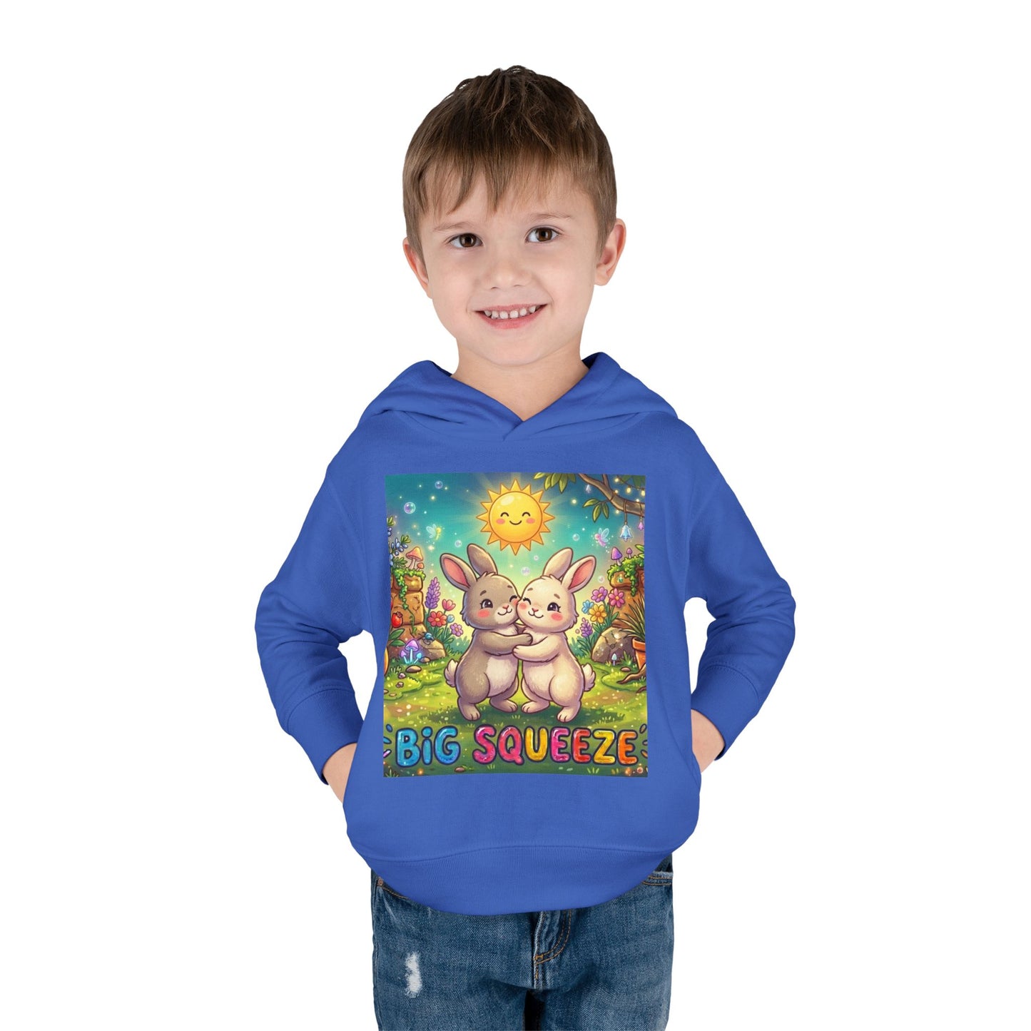 Big Squeeze Bunny Toddler Pullover Fleece Hoodie