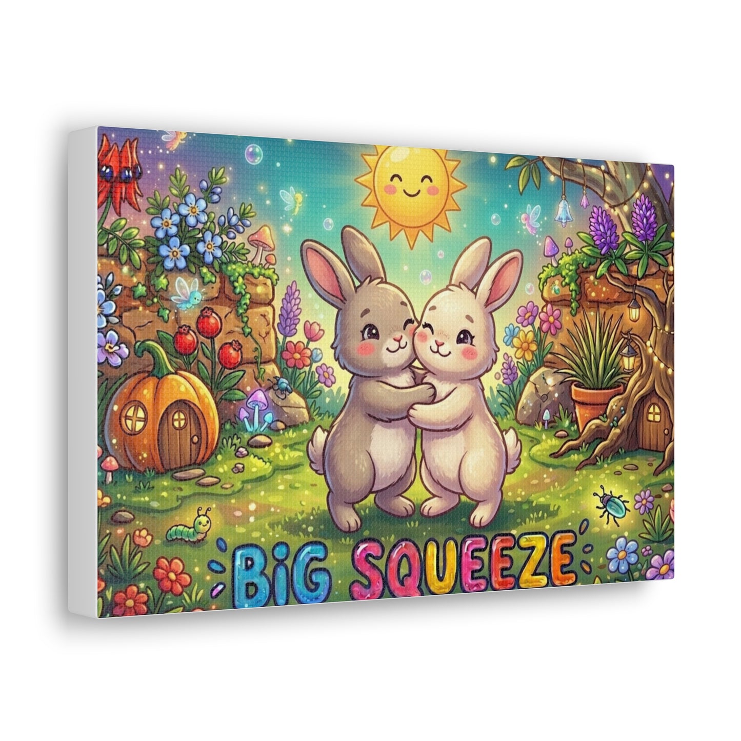 Big Squeeze Bunny Classic Canvas