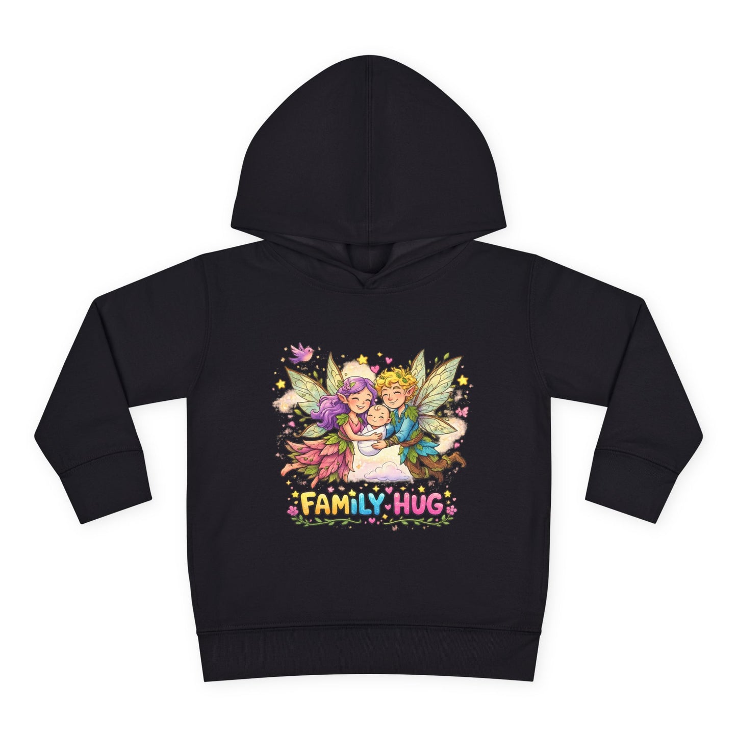 Family Hug Fairy Toddler Pullover Fleece Hoodie