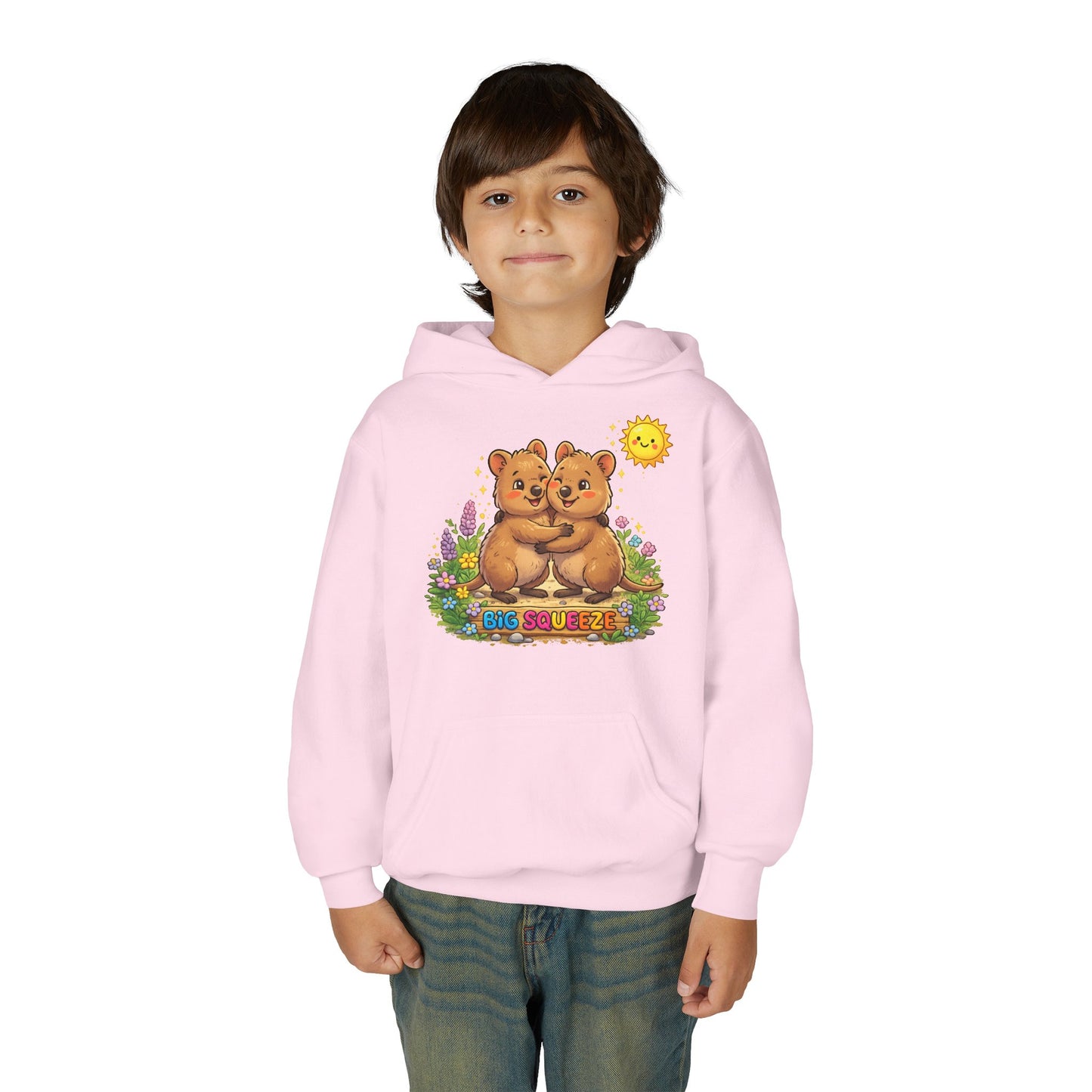 Big Squeeze Quokka Youth Heavy Blend Hooded Sweatshirt
