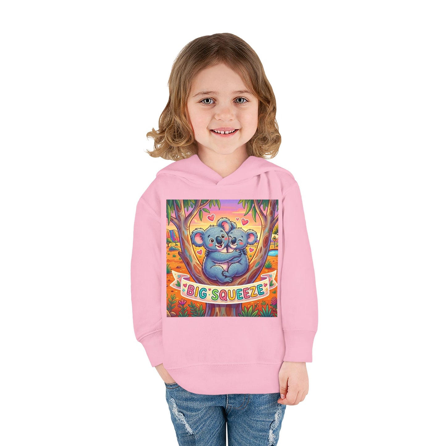 Big Squeeze Koala Toddler Pullover Fleece Hoodie