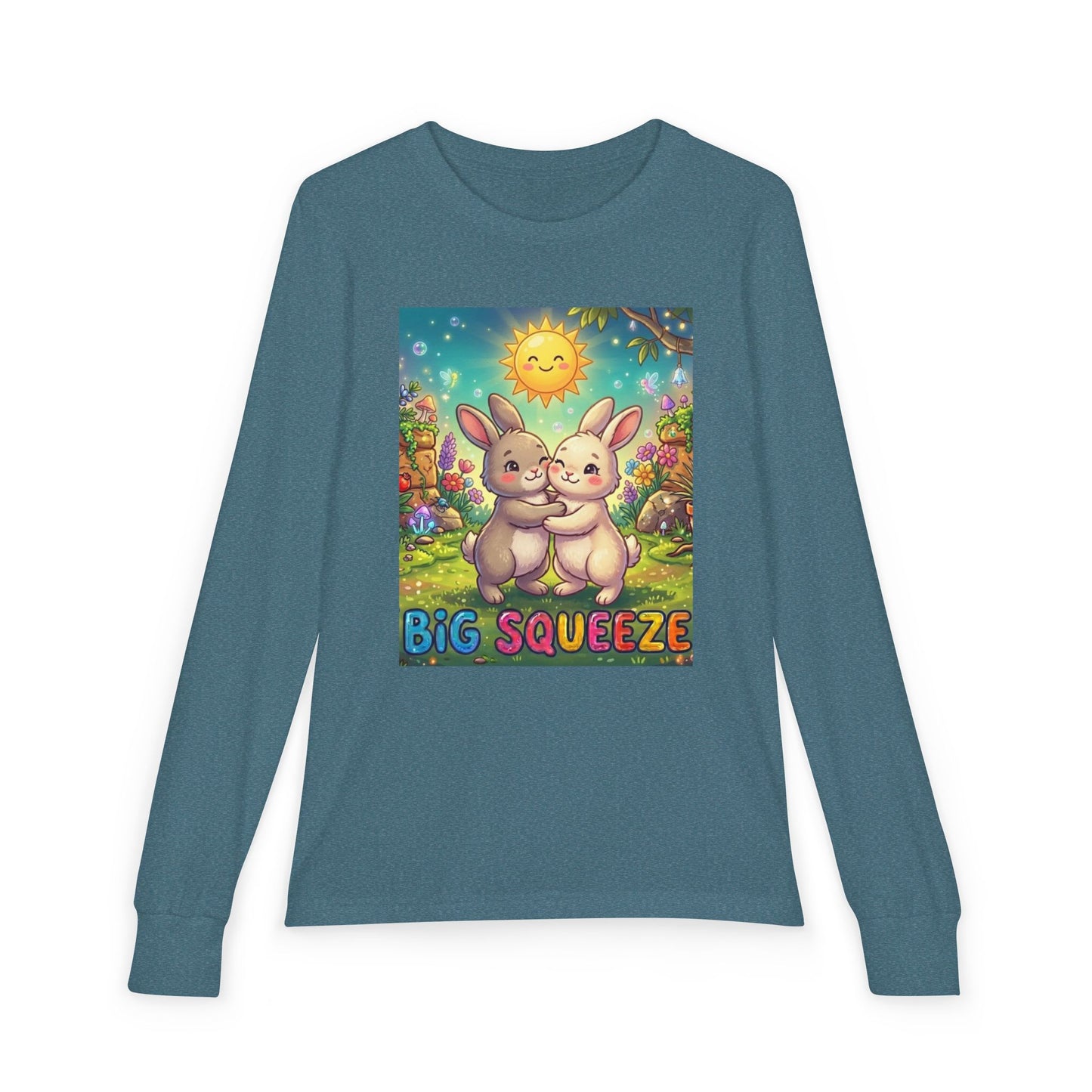 Big Squeeze Bunny Youth Jersey Long Sleeve Tee