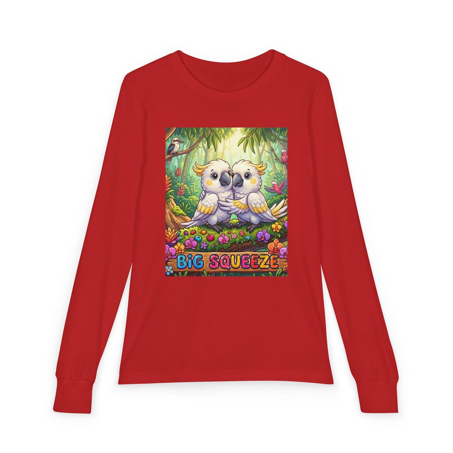 Big Squeeze Cockatoo Youth Jersey Long Sleeve Tee