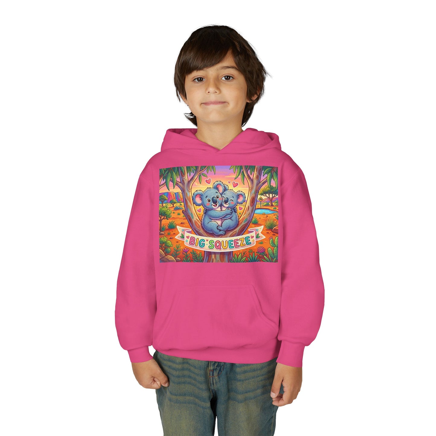 Big Squeeze Koala Youth Heavy Blend Hooded Sweatshirt