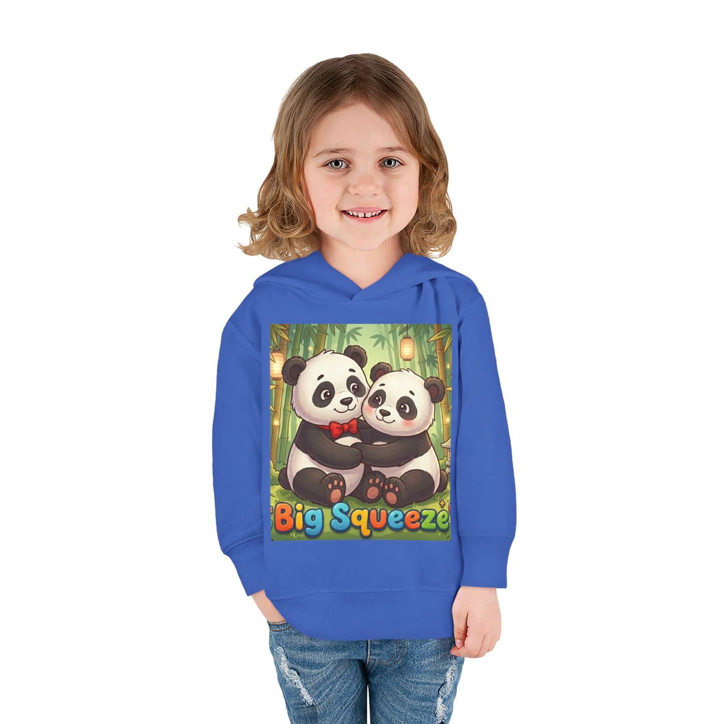 Big Squeeze Panda Toddler Pullover Fleece Hoodie