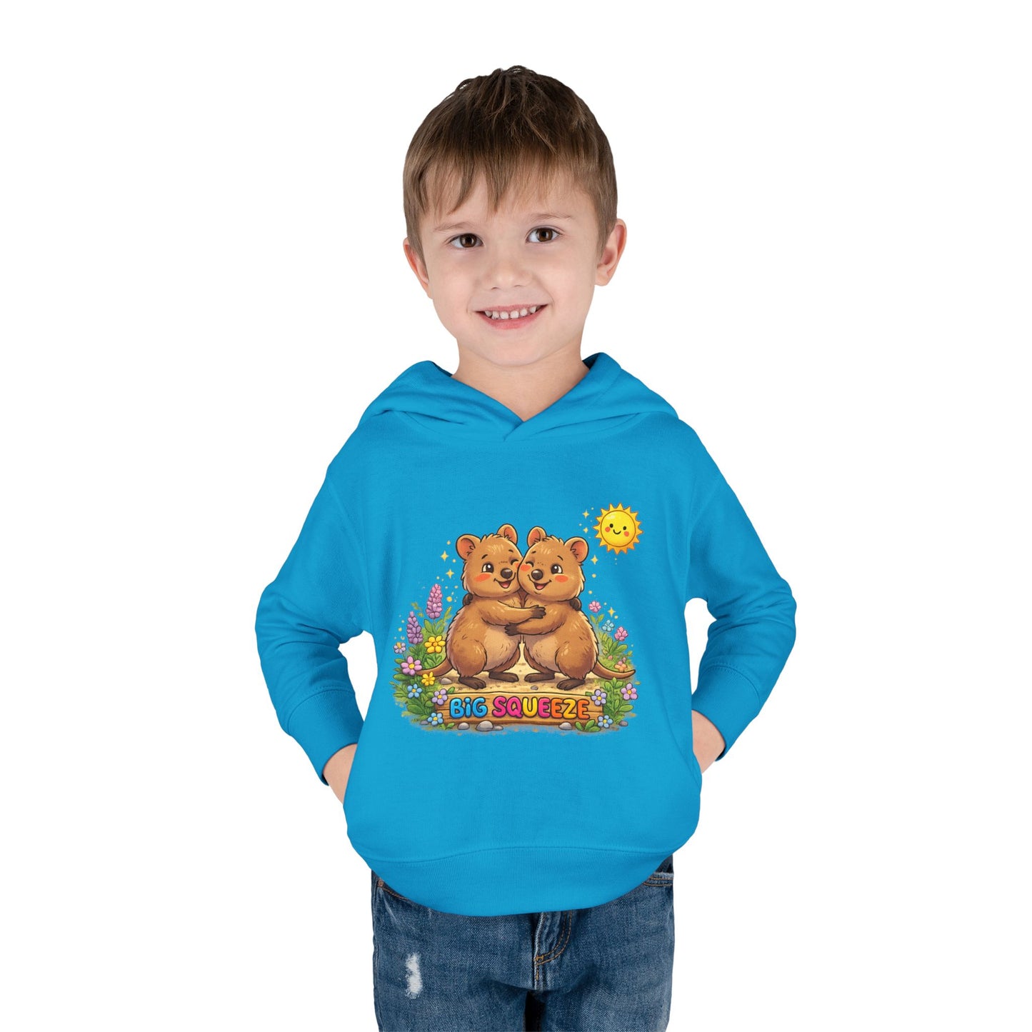 Big Squeeze Quokka Toddler Pullover Fleece Hoodie