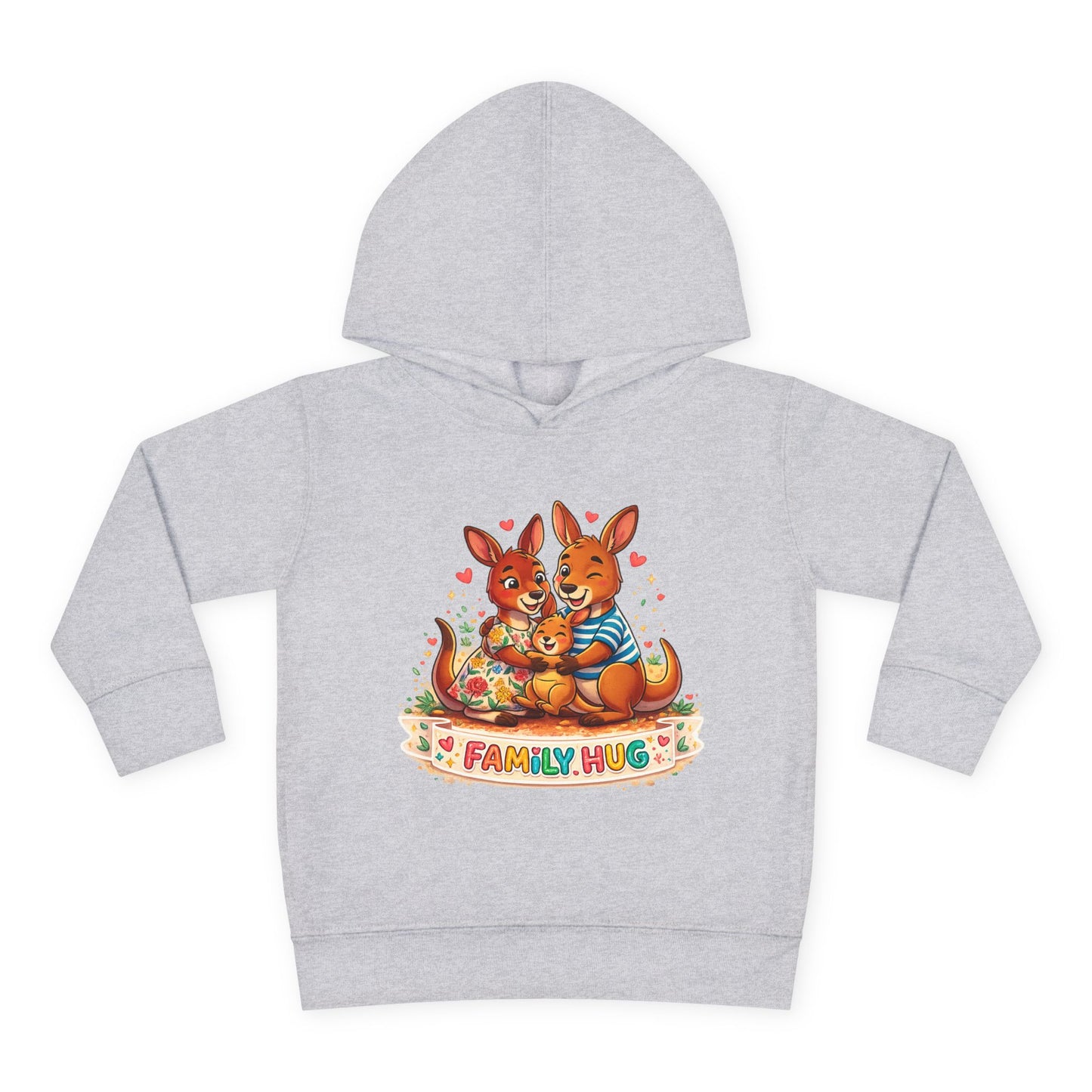Family Hug Kangaroo Toddler Pullover Fleece Hoodie